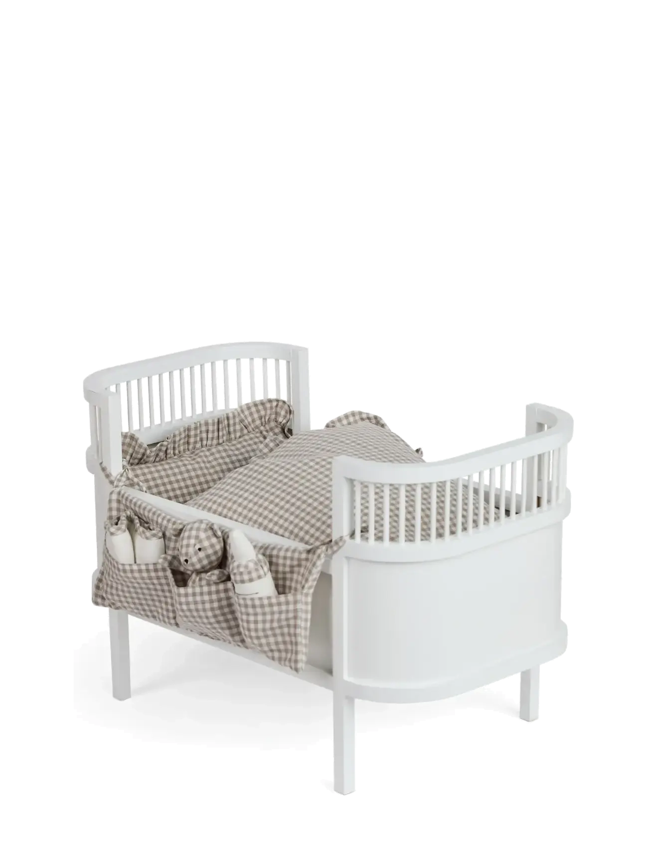 Smallstuff - Doll bedding, rose gingham - puppen-zubehör - sandy - 3