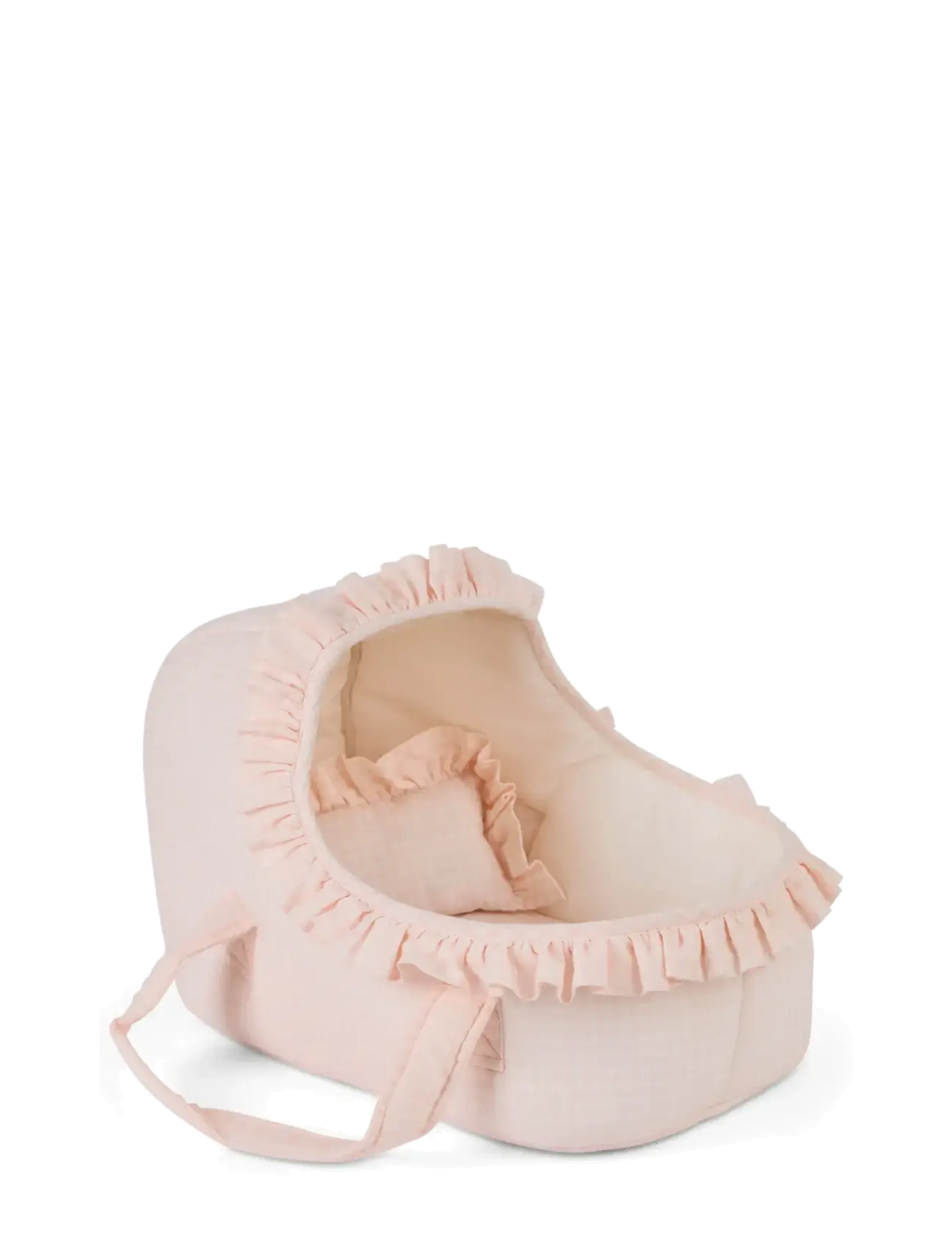 Smallstuff - Doll carrier, pillow and duvet, flowers - puppen-zubehör - rose - 0