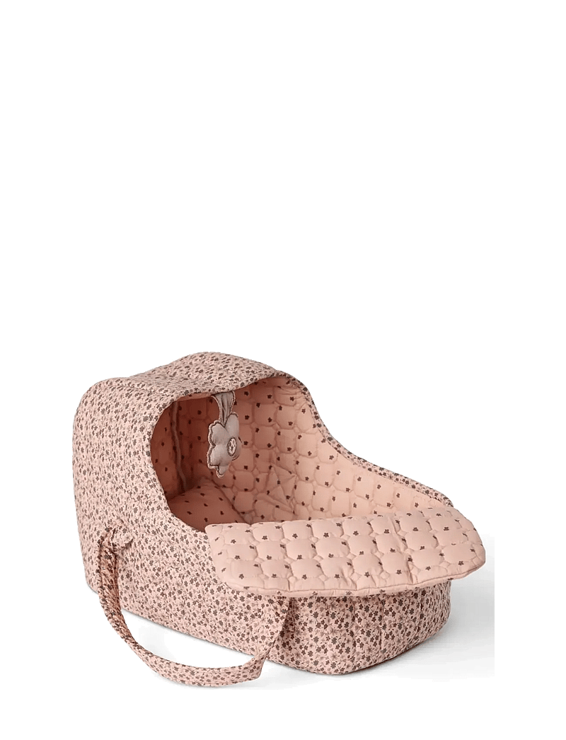 Smallstuff - Doll carrier, pillow and duvet, sandy - puppen-zubehör - rose mix - 2