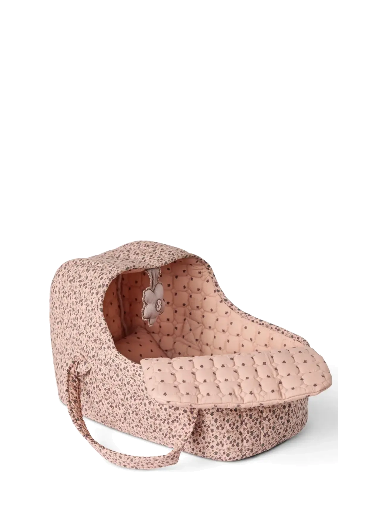 Smallstuff - Doll carrier, pillow and duvet, sandy - dolls accessories - rose mix - 2