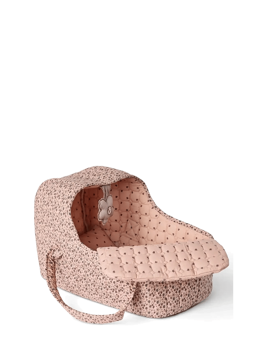 Smallstuff - Doll carrier, pillow and duvet, sandy - puppen-zubehör - rose mix - 2