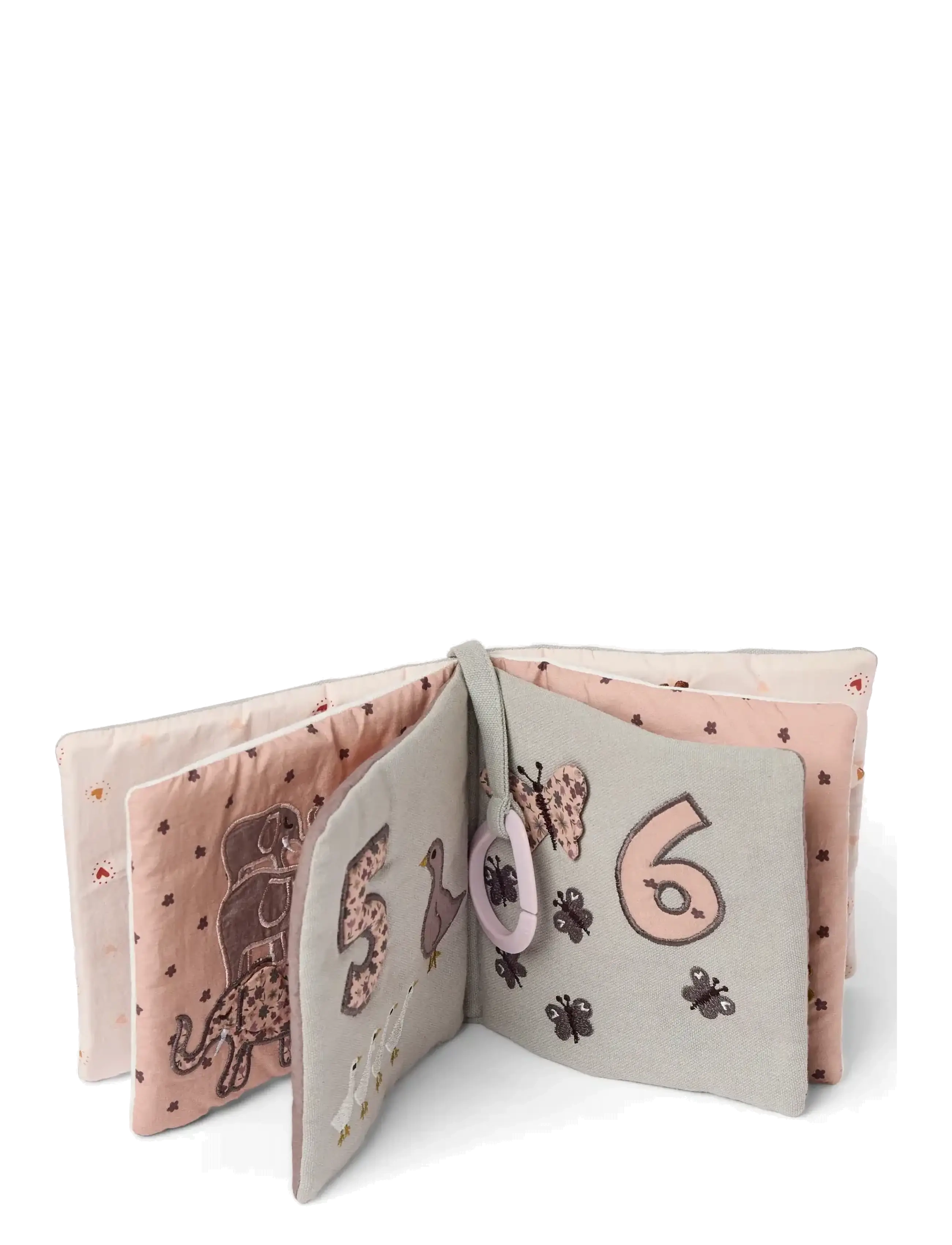 Smallstuff Book, Count To 10, Rose, One Size, Educational Spielzeug, Grau - Interactive Kinder