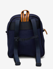 Smallstuff - Back Pack, Navy with leather Star - sommarfynd - navy - 1