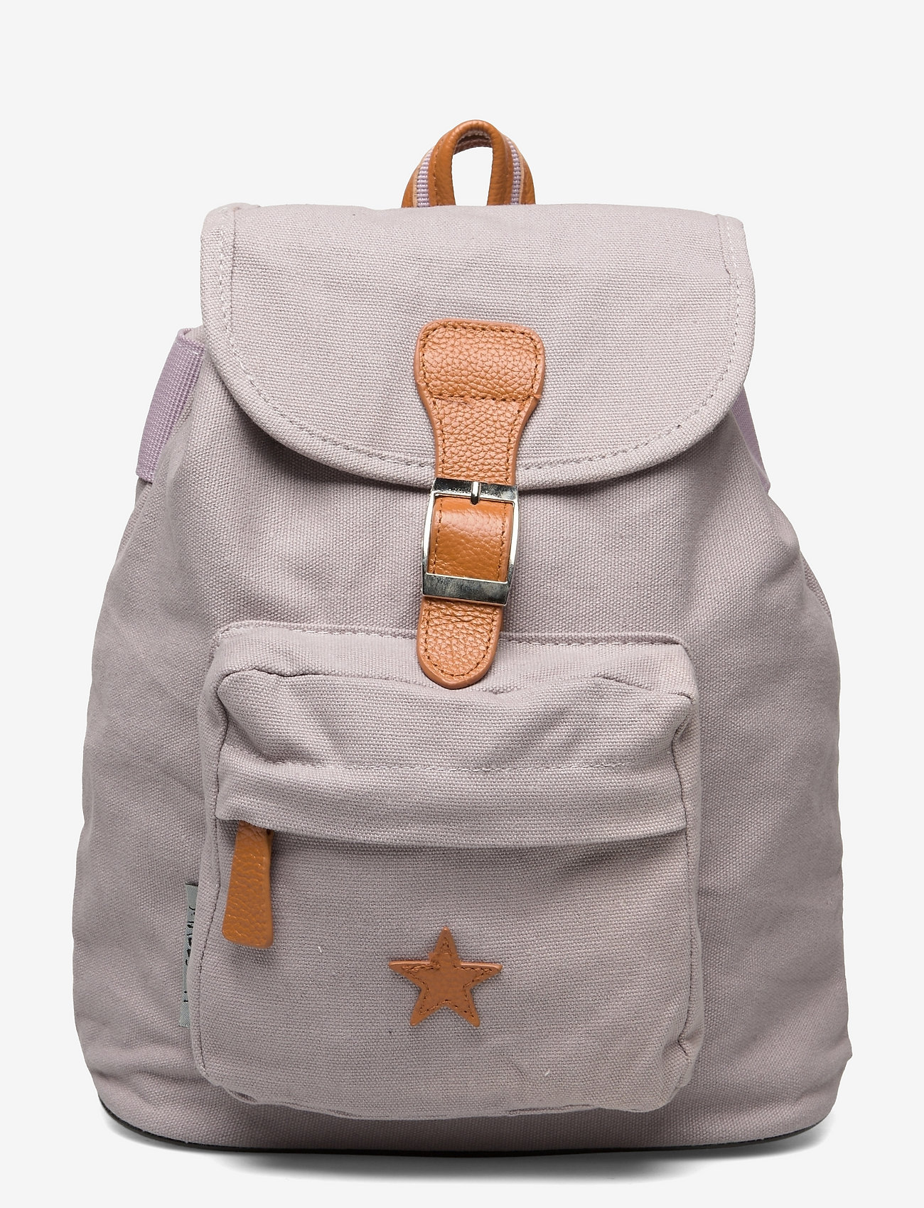 Smallstuff - Baggy back Pack, rose lavender with leather Star - backpacks - lavender - 0
