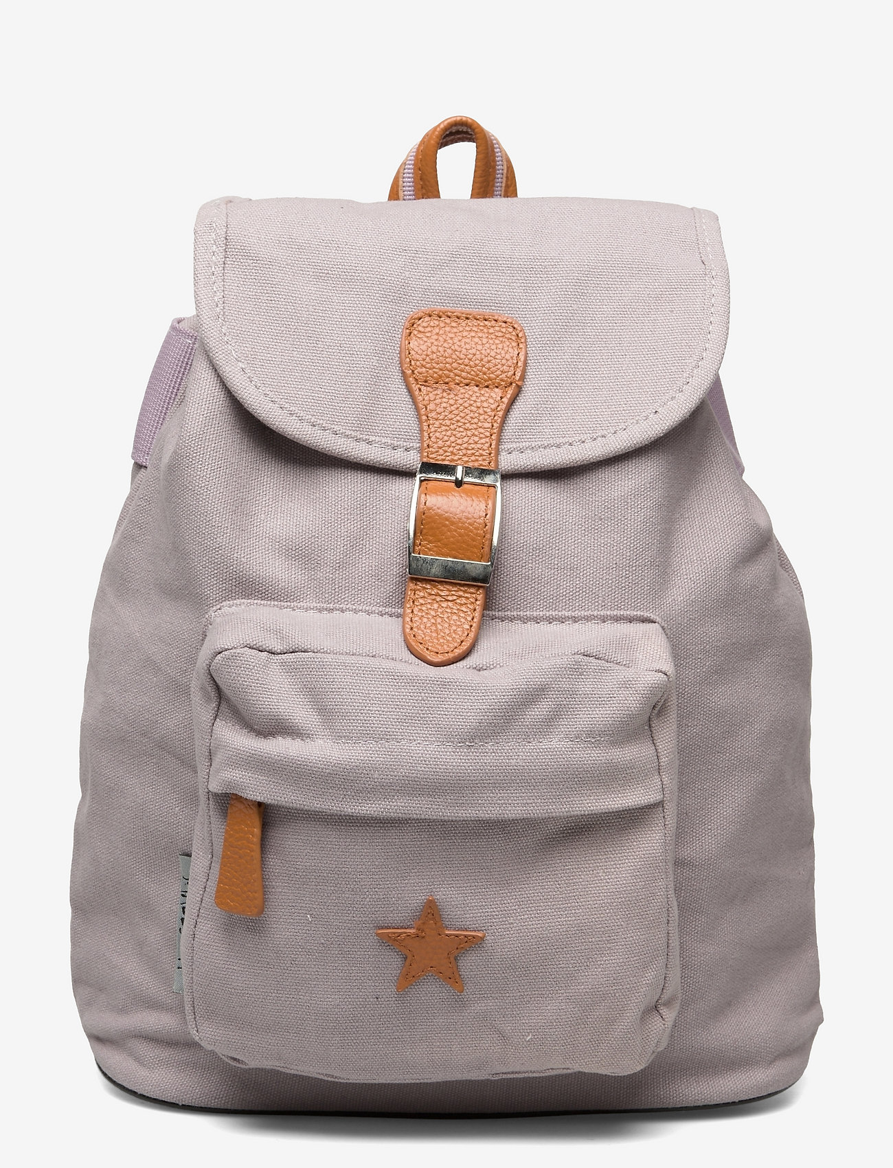 Smallstuff - Baggy back Pack, rose lavender with leather Star - sommarfynd - lavender - 0
