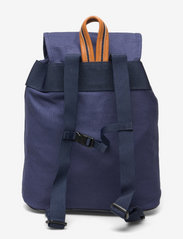 Smallstuff - Baggy back Pack, navy with leather Star - zomerkoopjes - navy - 1