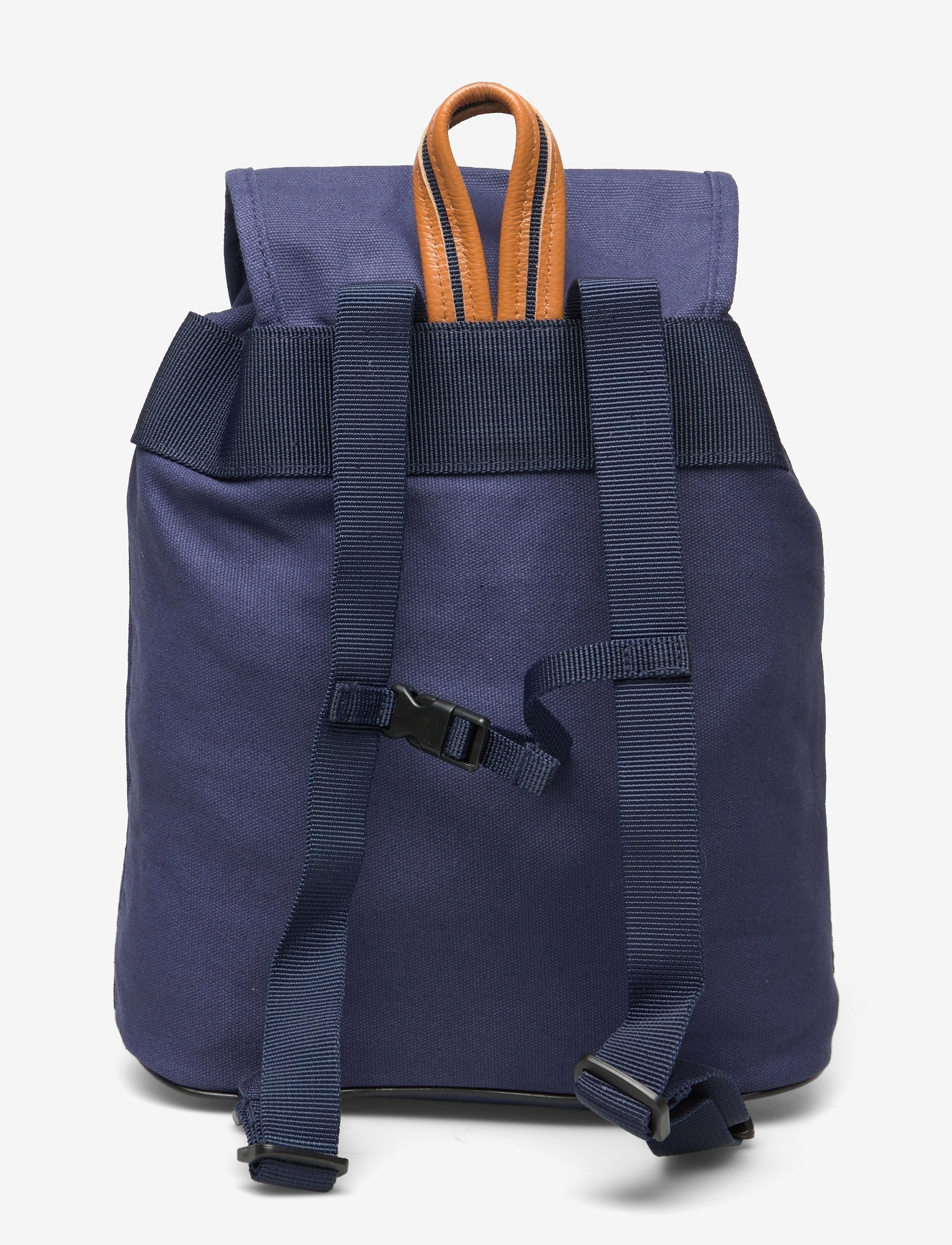 Smallstuff - Baggy back Pack, navy with leather Star - rucksäcke - navy - 1
