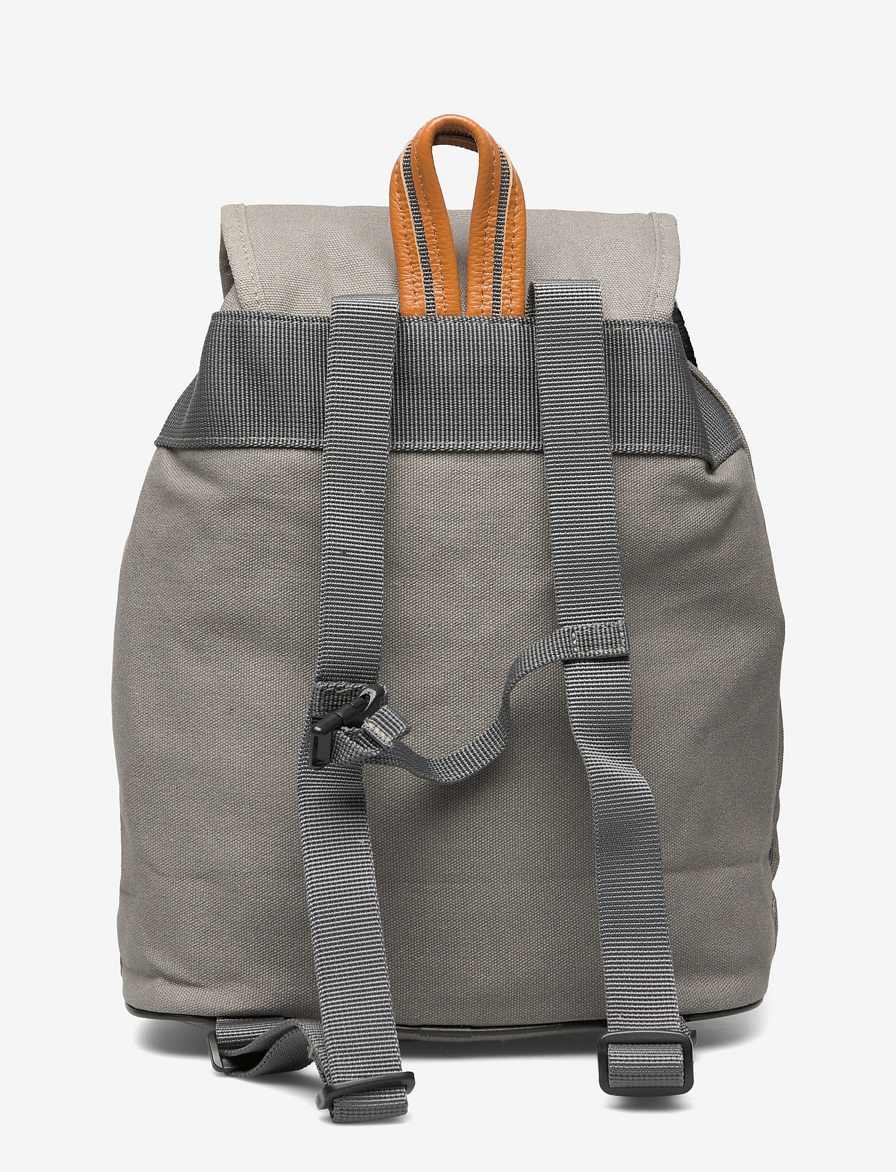 Smallstuff - Baggy back Pack, grey with leather Star - sommerkupp - grey - 1