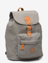 Smallstuff - Baggy back Pack, grey with leather Star - sommerkupp - grey - 2