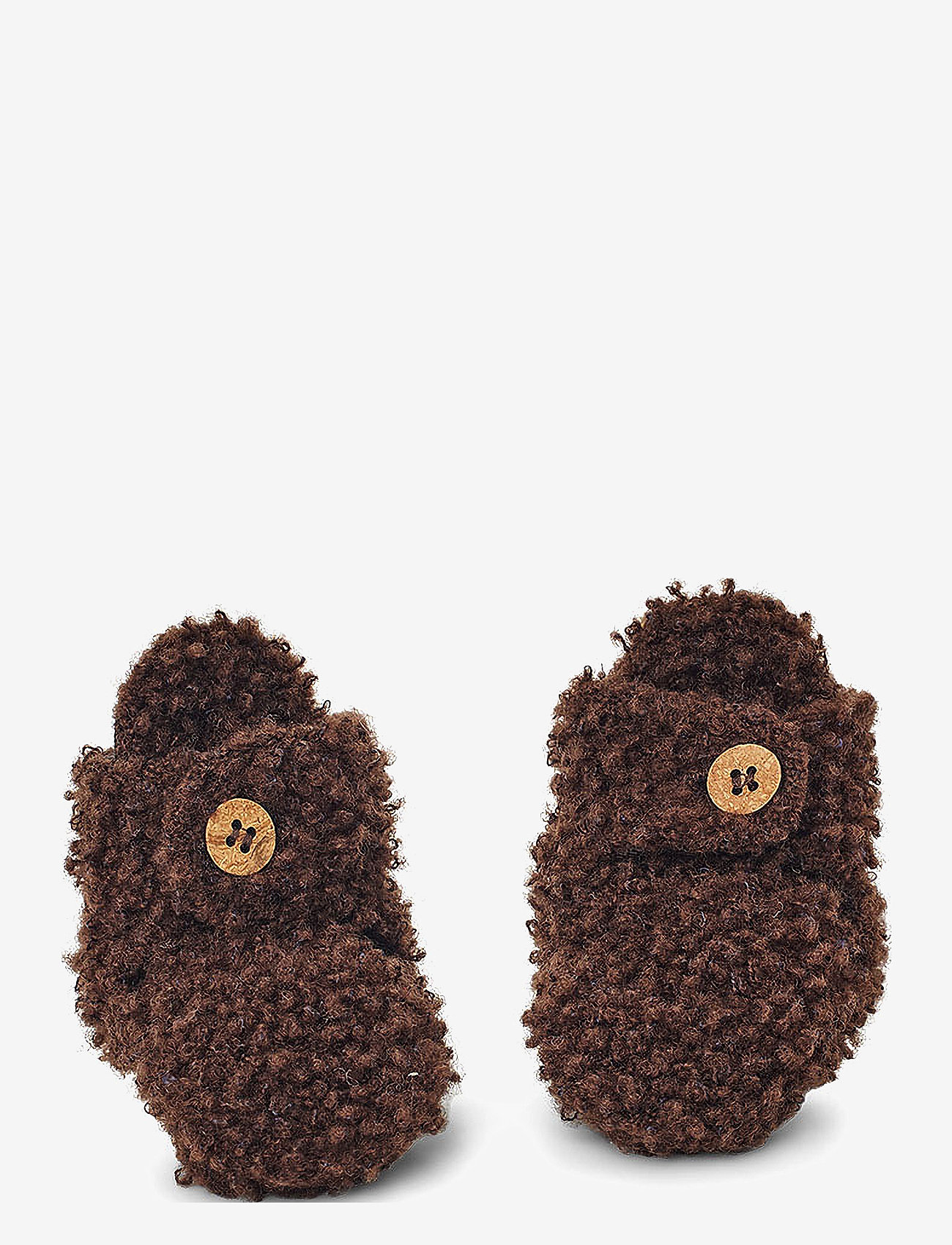 Smallstuff - Booties bouclé merino wool - gaveidéer - brown - 1
