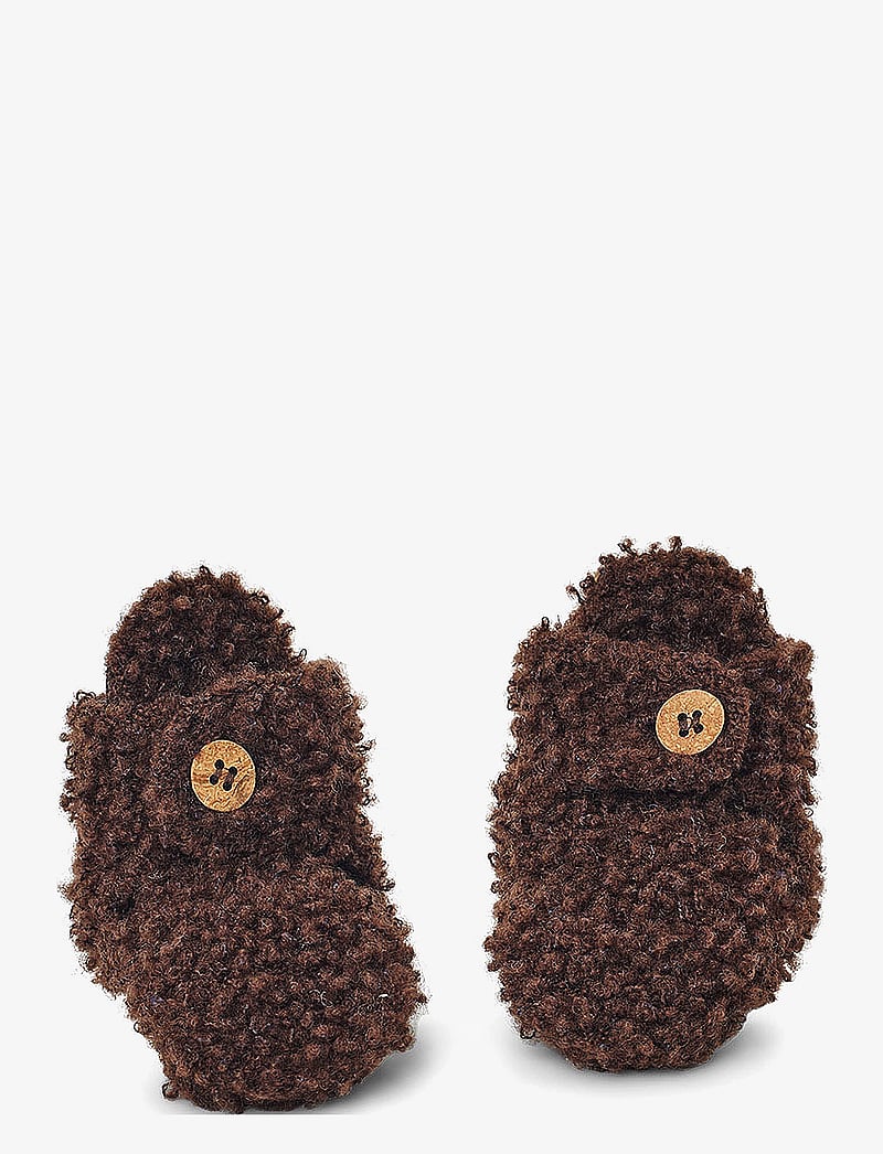 Smallstuff - Booties bouclé merino wool - geschenkideen - brown - 1
