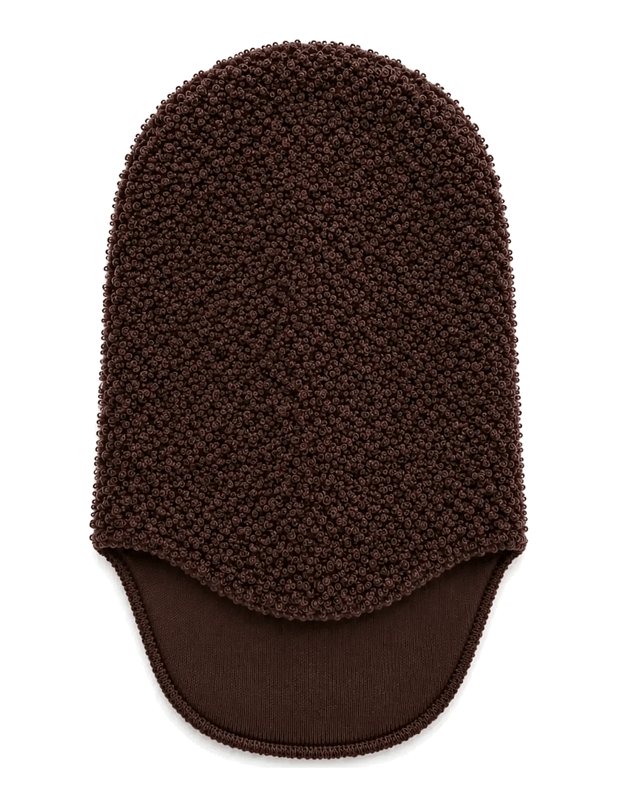 Smallstuff - Balaclava bouclé merino wool - vinteraccessoarer - brown - 1