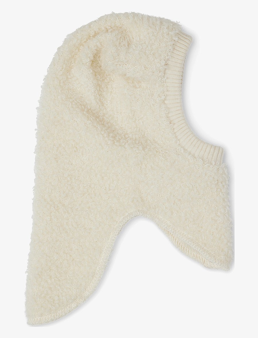 Smallstuff - Balaclava bouclé merino wool - talvised aksessuaarid - off. white - 0