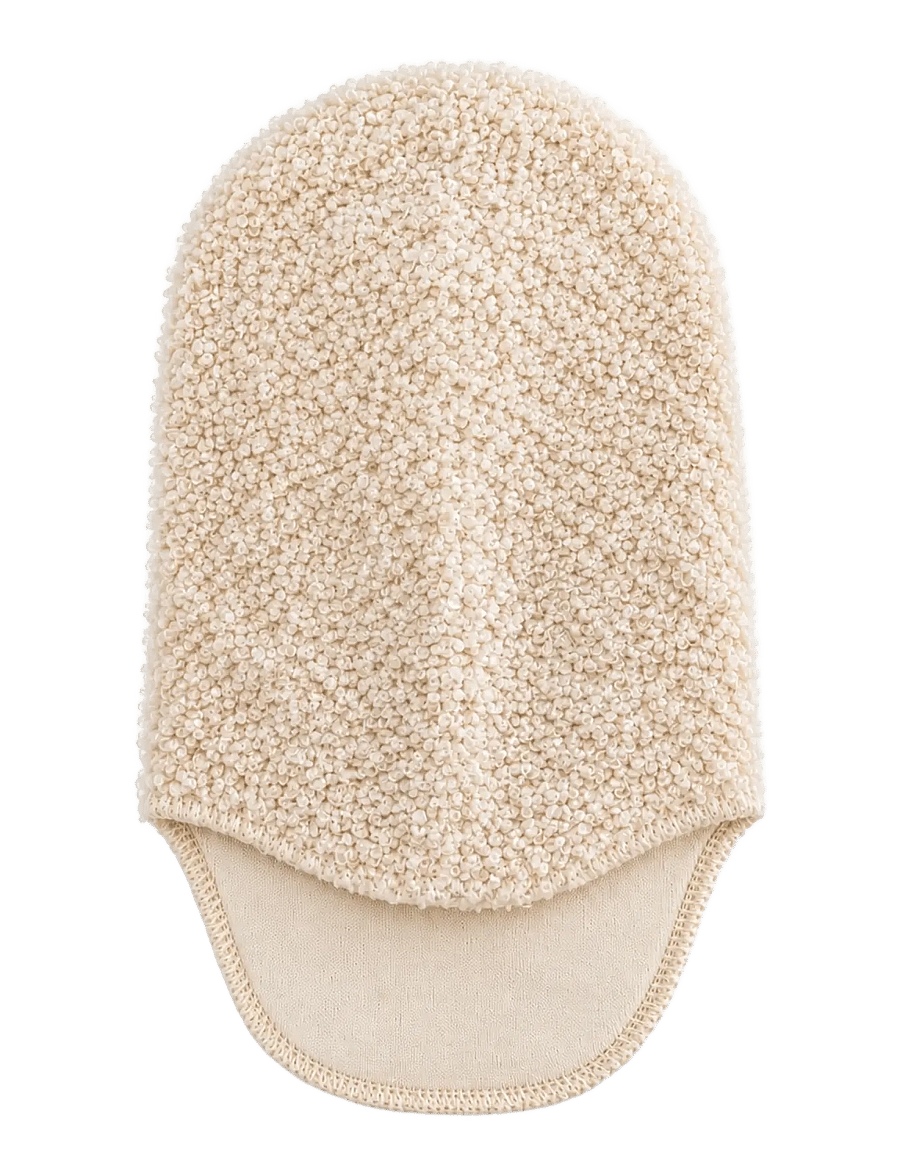 Smallstuff - Balaclava bouclé merino wool - vinteraccessoarer - off. white - 1
