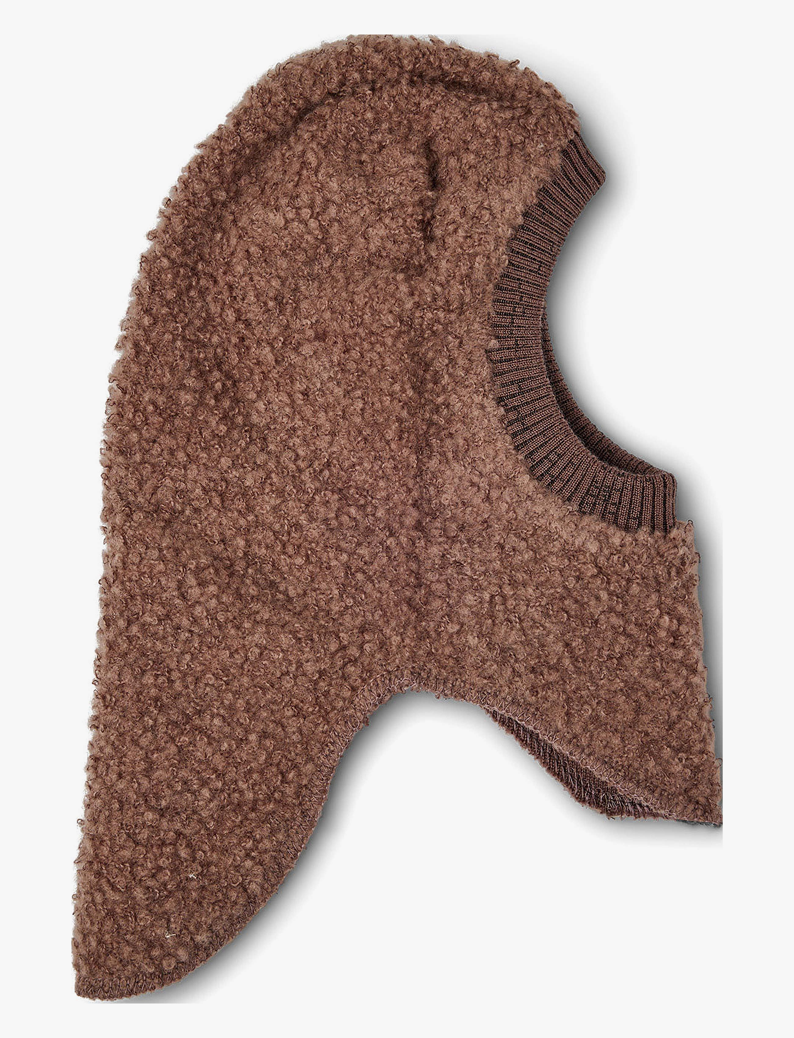 Smallstuff Balaclava Bouclé Merino Wool, 56-62, Headwear, Braun - Balaclava, Kinder