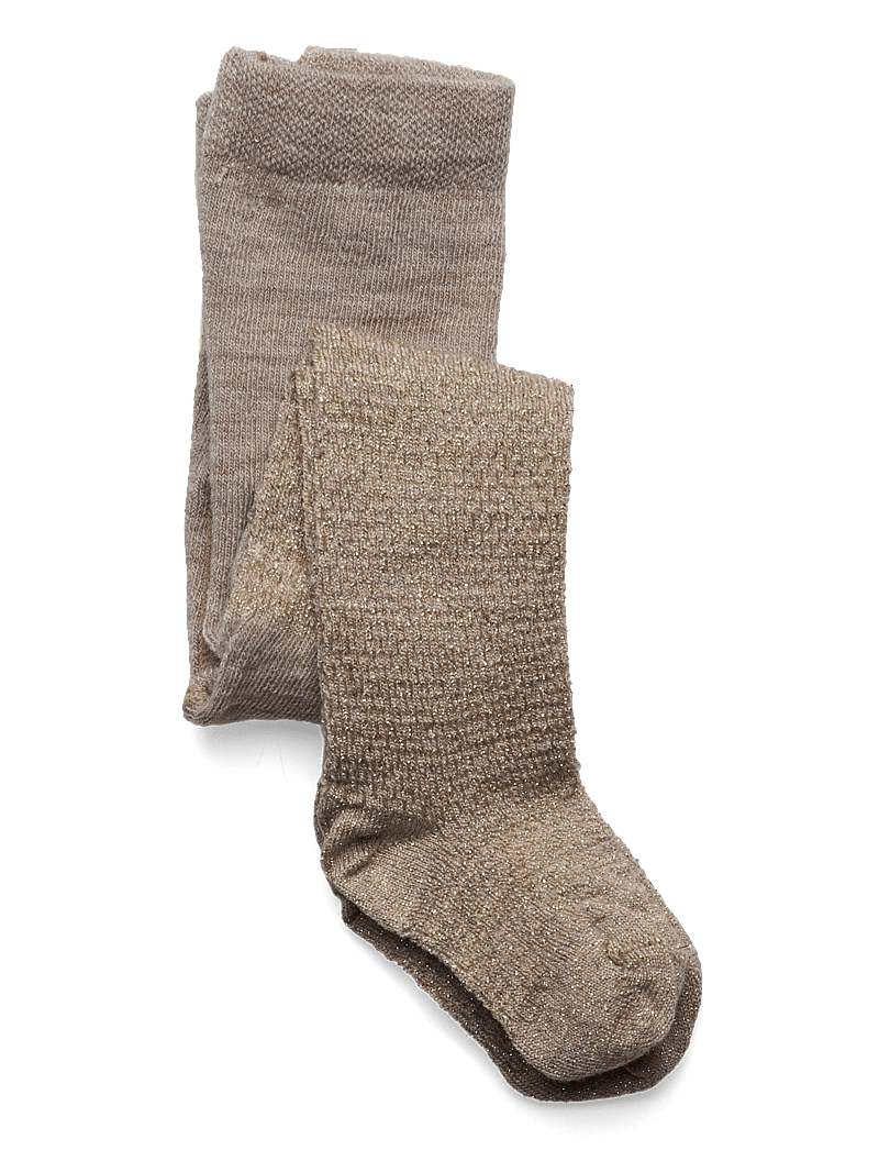 Smallstuff - Wool tights, powder - sukkpüksid - nature gold - 0