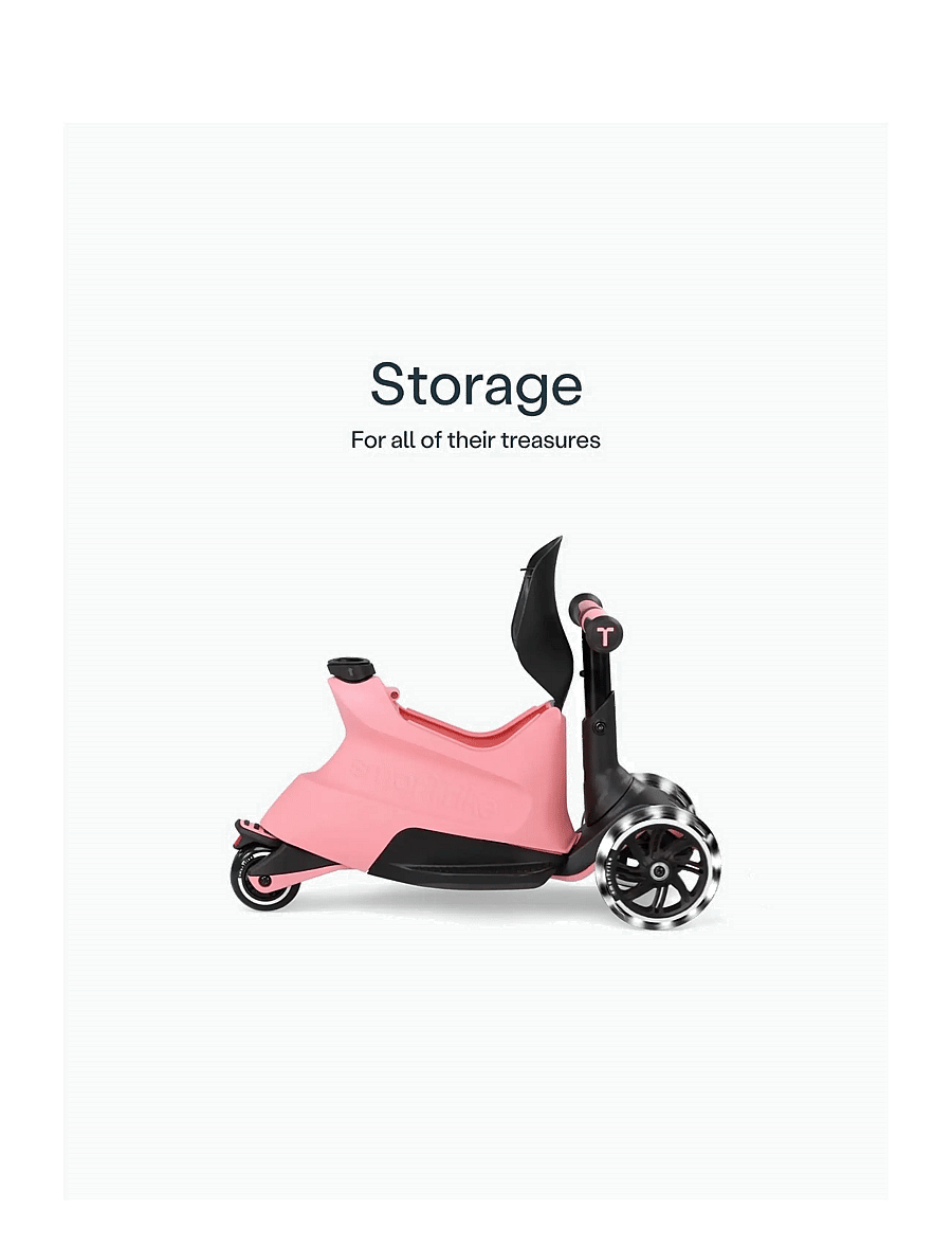 Smartrike - Xtend Scooter Ride-on - Salmon Pink - salmon pink - 3