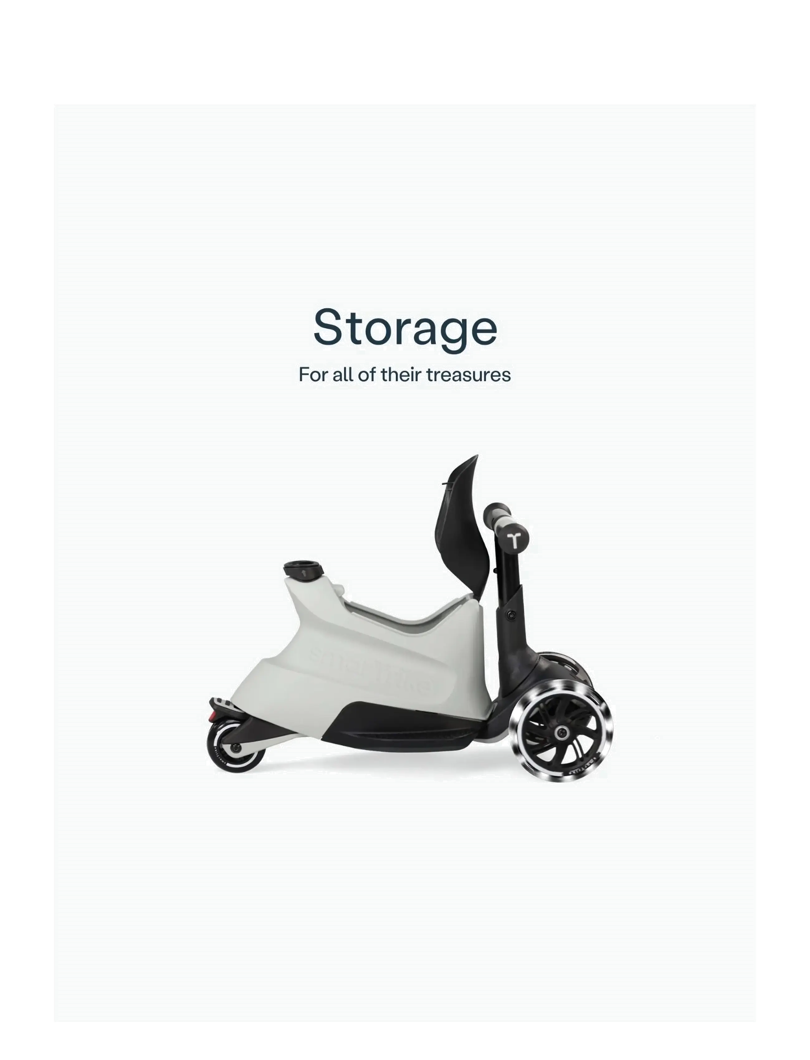 Smartrike - Xtend Scooter Ride-on - Cool grey - cool grey - 3