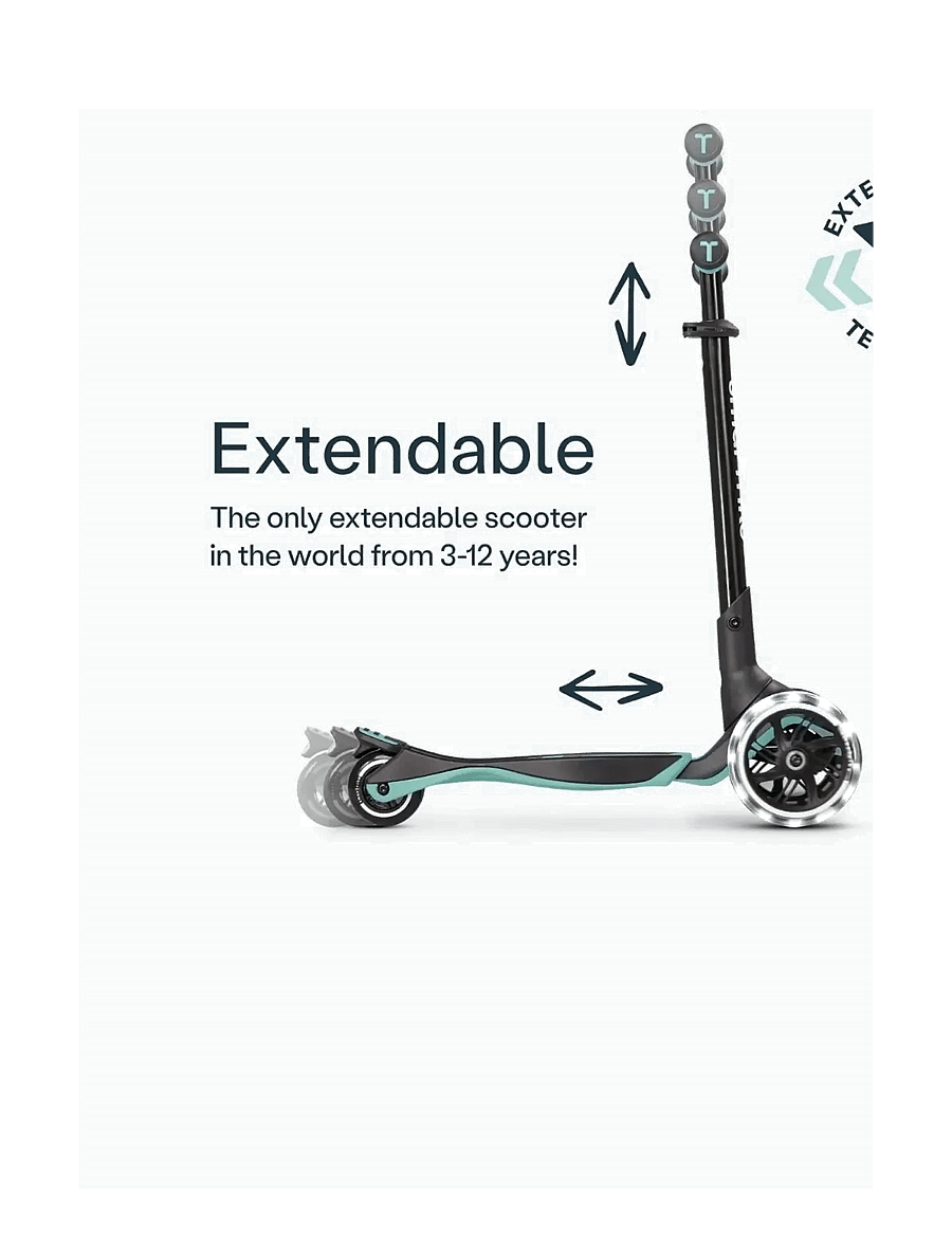 Smartrike - Xtend Scooter Ride-on - Soft Green - soft green - 4