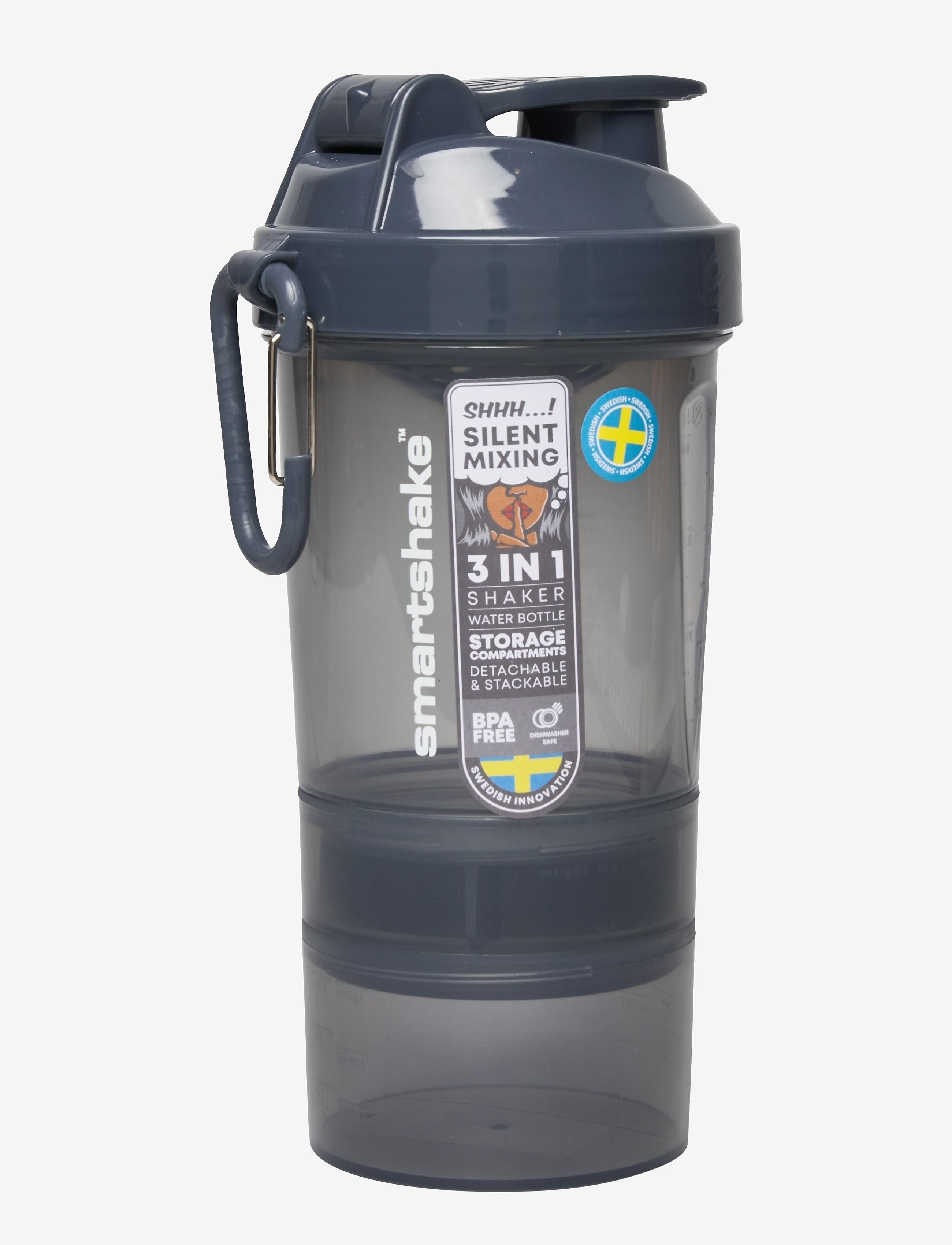 Smartshake Smatshake Original2Go, 600 ml, Grey, Sport > Vandflasker, Herre