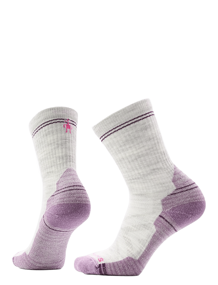 Smartwool - Women's Hike Light Cushion Crew Socks - undertøj og sokker - ash/purple dawn - 1