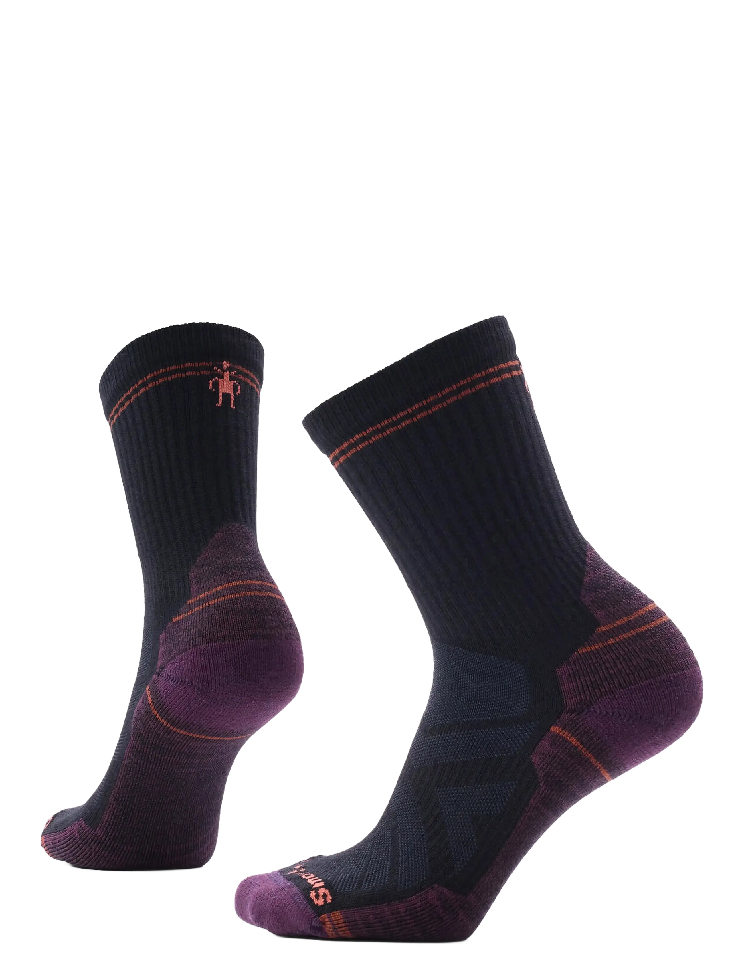 Smartwool Women's Hike Light Cushion Crew Socks - Tøj - BLACK / black