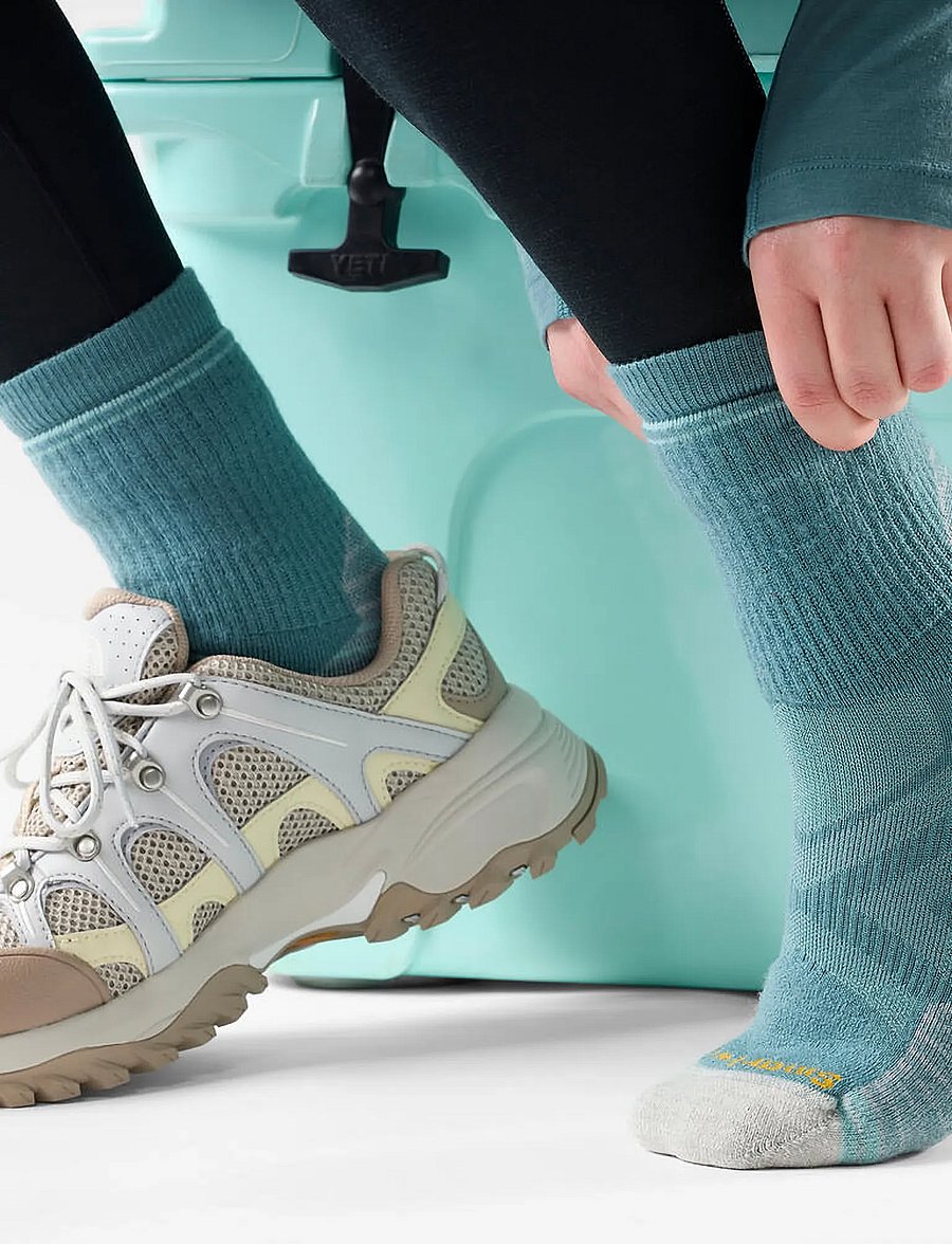 Smartwool - Women's Hike Full Cushion Crew Socks - dusty teal - 0