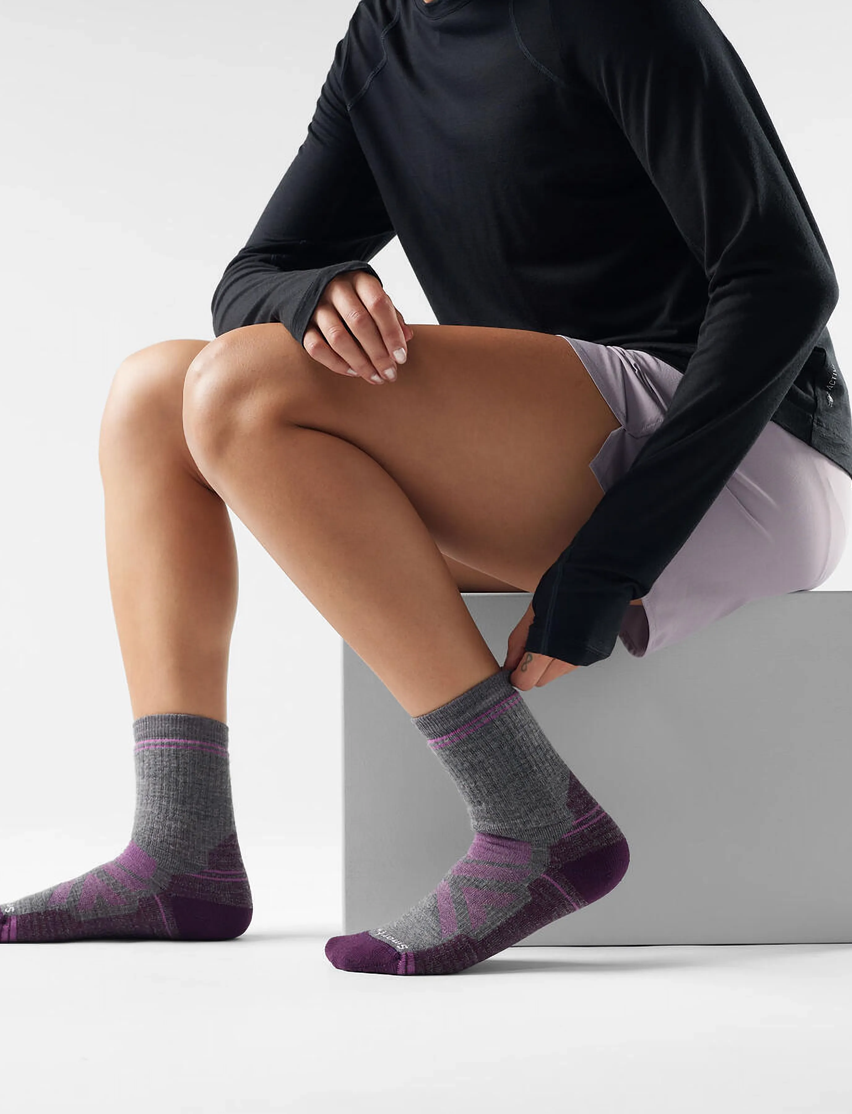 Smartwool - Women's Hike Full Cushion Crew Socks - medium gray - 0