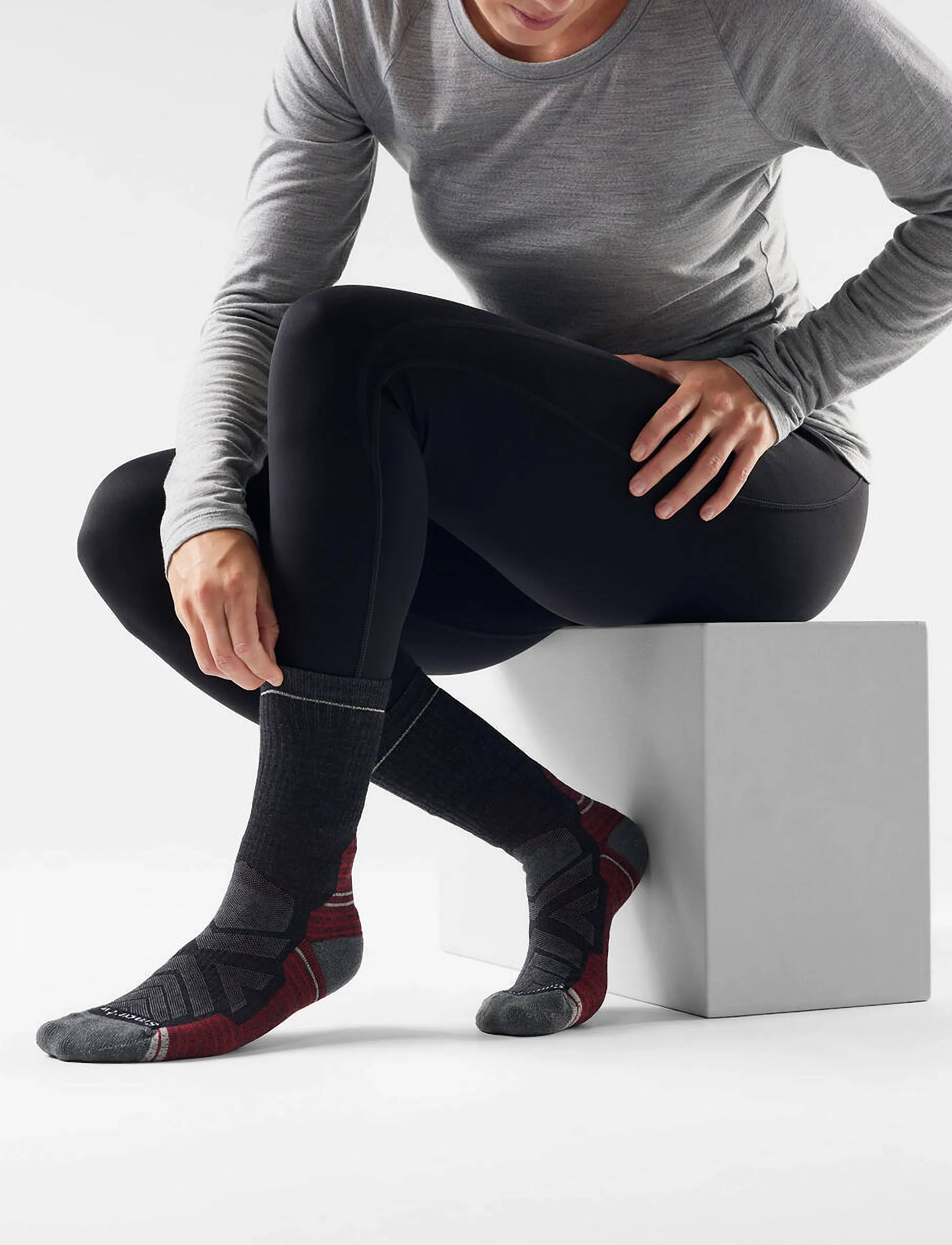 Smartwool - Hike Light Cushion Crew Socks - charcoal - 0