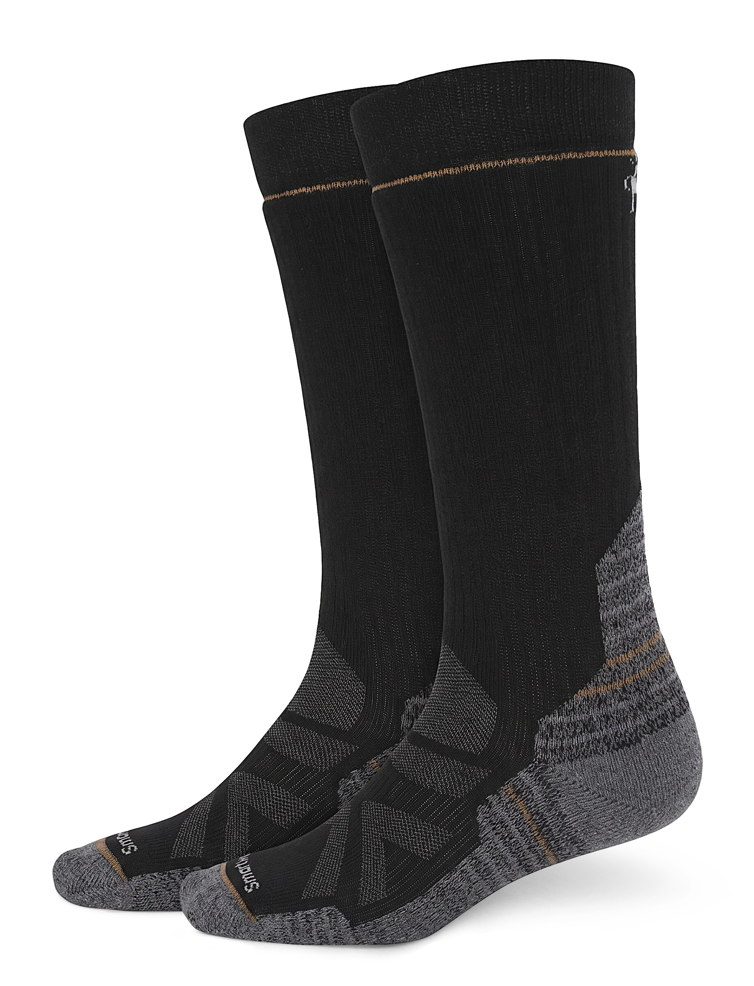 Smartwool Hike Full Cushion Crew Socks - Underwear - BLACK / black