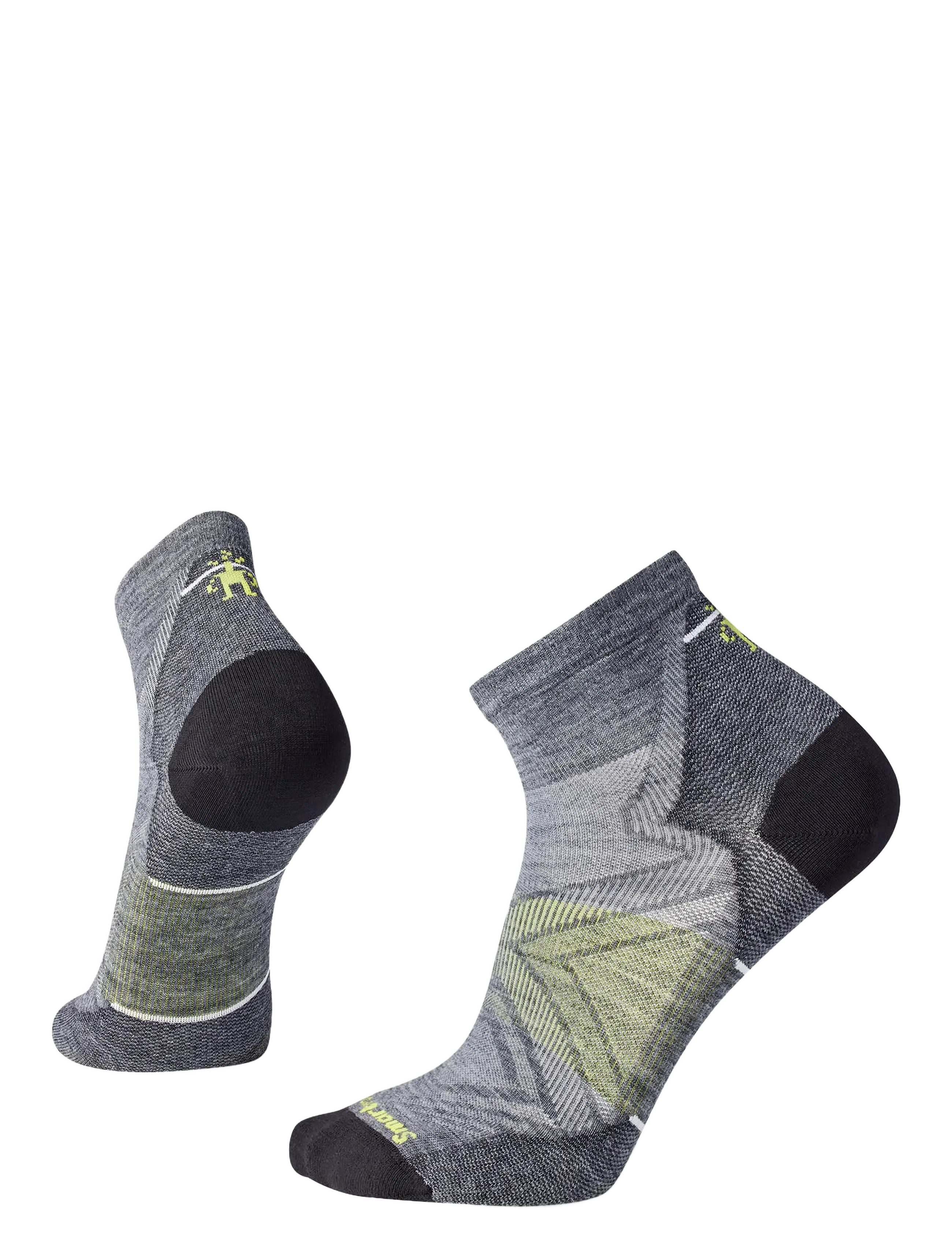 Smartwool Run Zero Cushion Ankle Socks - Sokid - MEDIUM GRAY / grey
