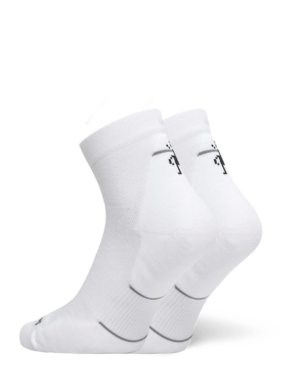 Smartwool - Run Targeted Cushion Ankle Socks - träningsstrumpor - white/white - 1