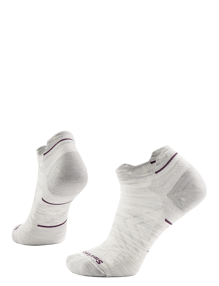 Smartwool - Women's Run Zero Cushion Low Ankle Socks - undertøj og sokker - ash - 0