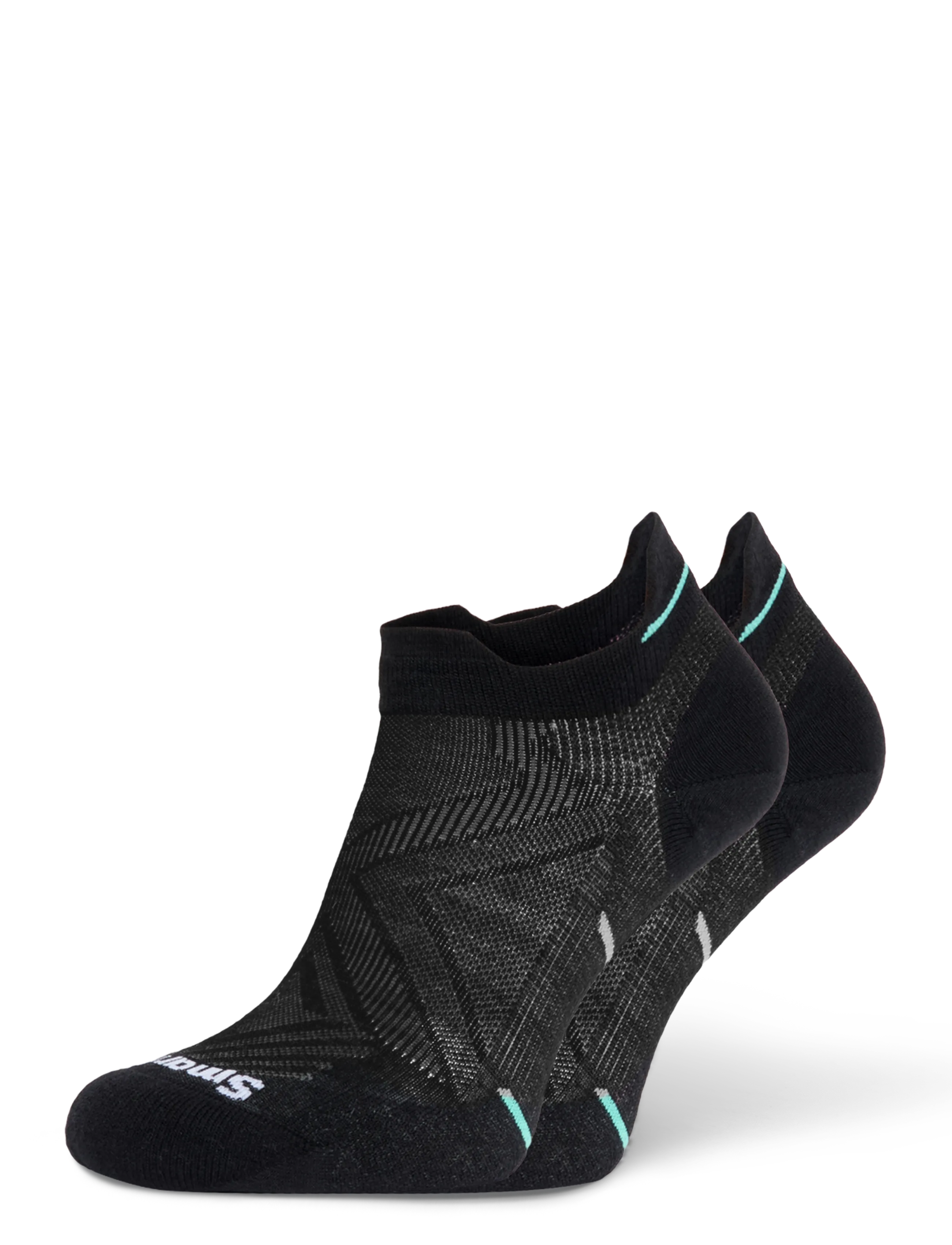 Smartwool Women's Run Zero Cushion Low Ankle Socks - Socken - BLACK / black