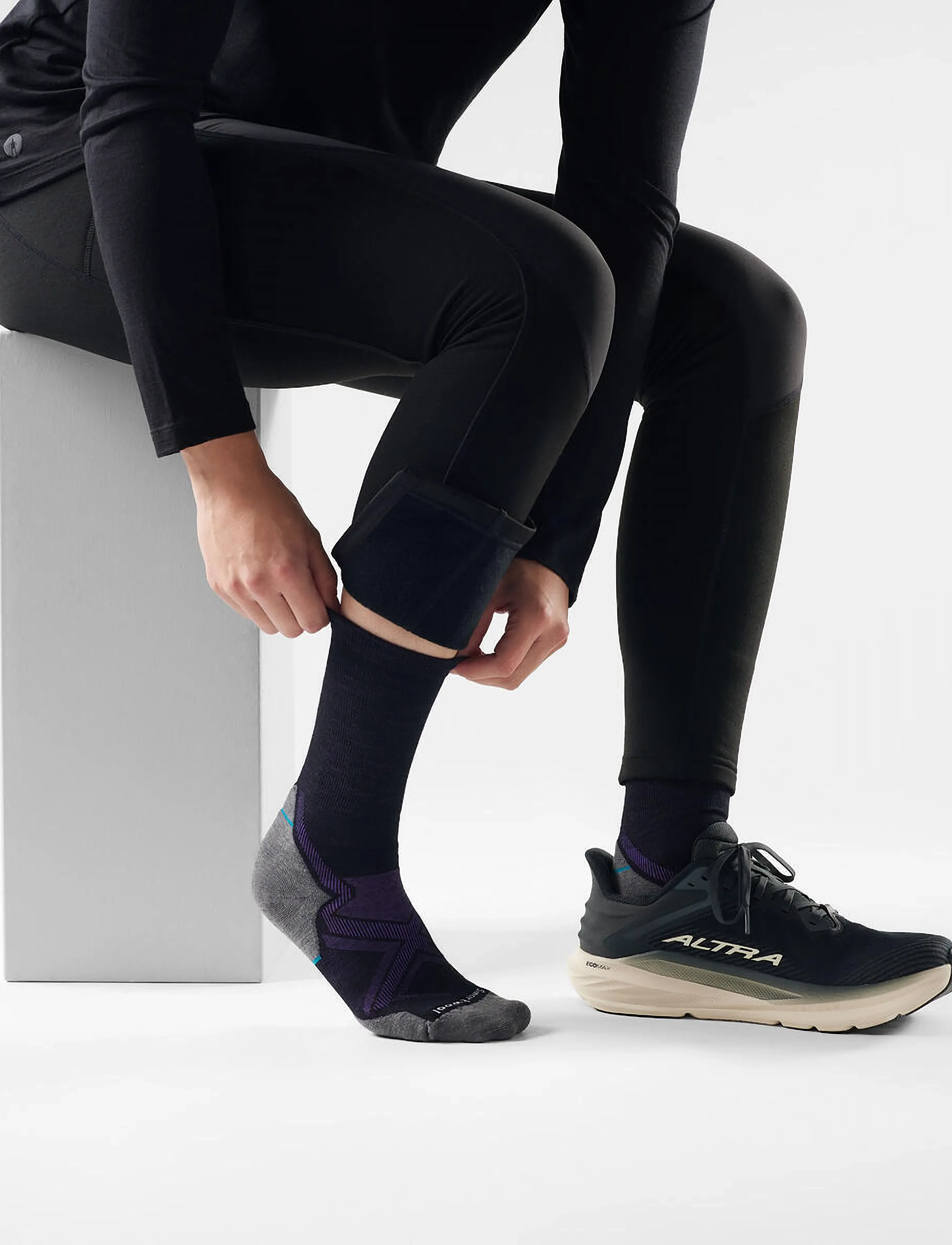 Smartwool - Women's Run Cold Weather Targeted Cushio - black - 0