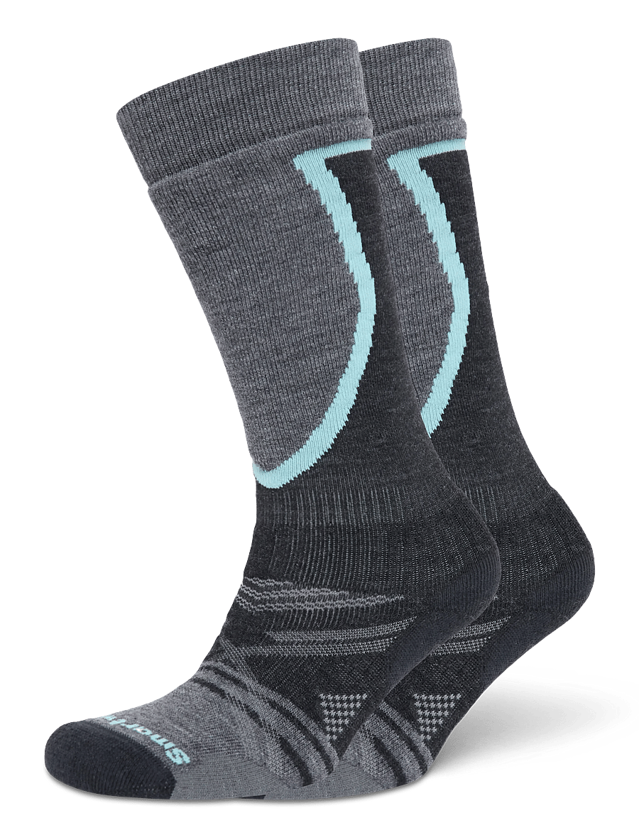 Smartwool - Women's Ski Full Cushion OTC Socks - zemākās cenas - charcoal - 1