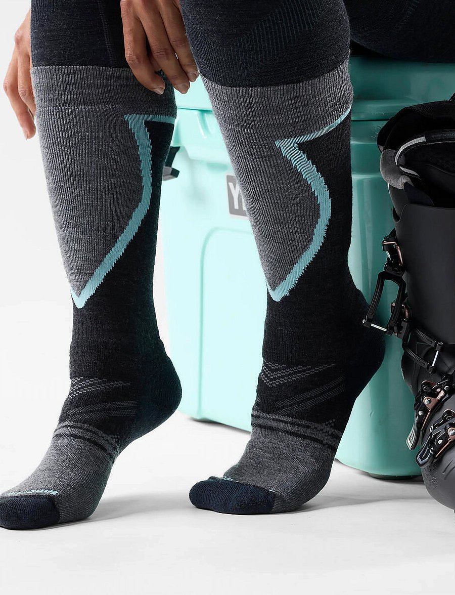 Smartwool - Women's Ski Full Cushion OTC Socks - charcoal - 0