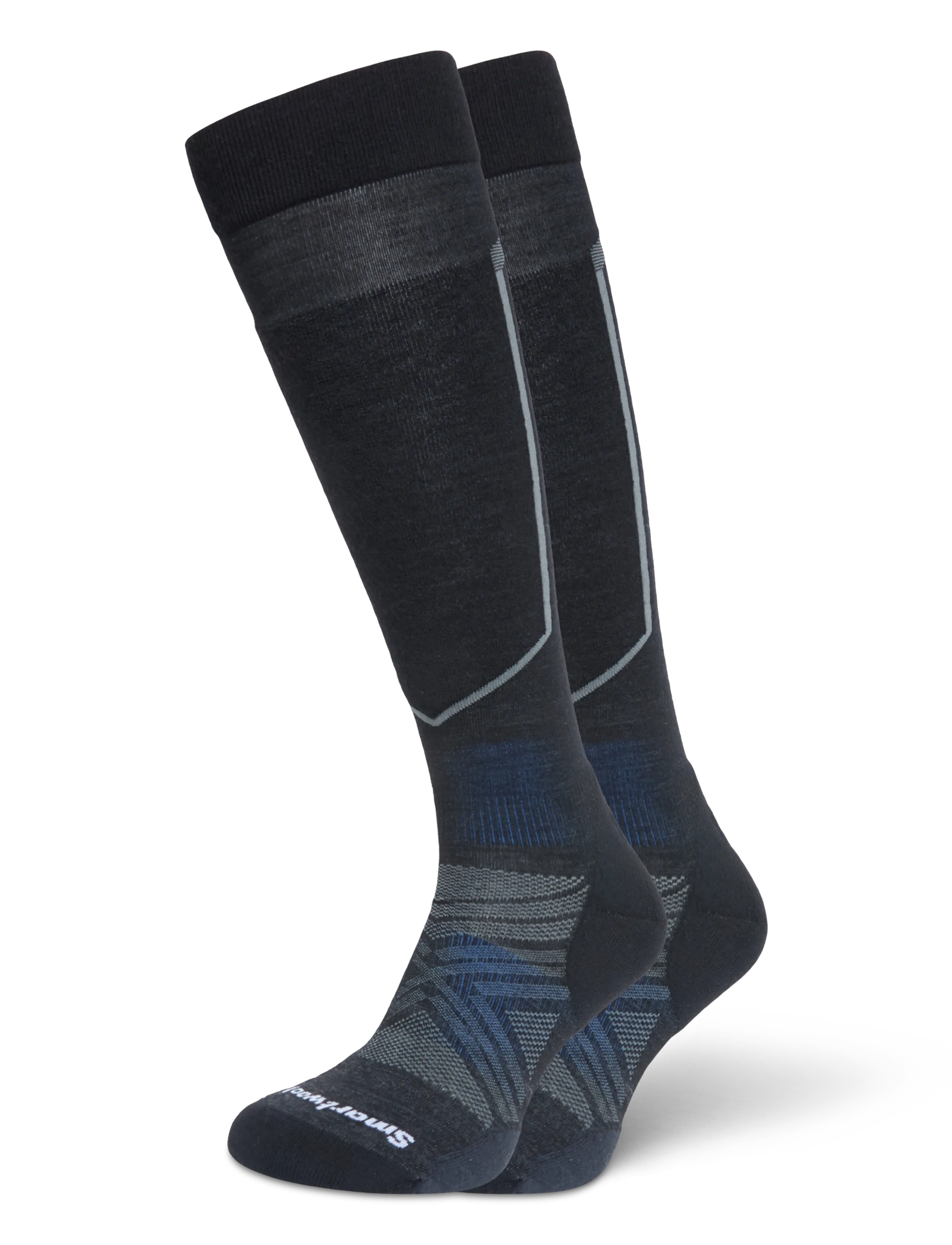 Smartwool Ski Targeted Cushion OTC Socks - Strümpfe - BLACK / black
