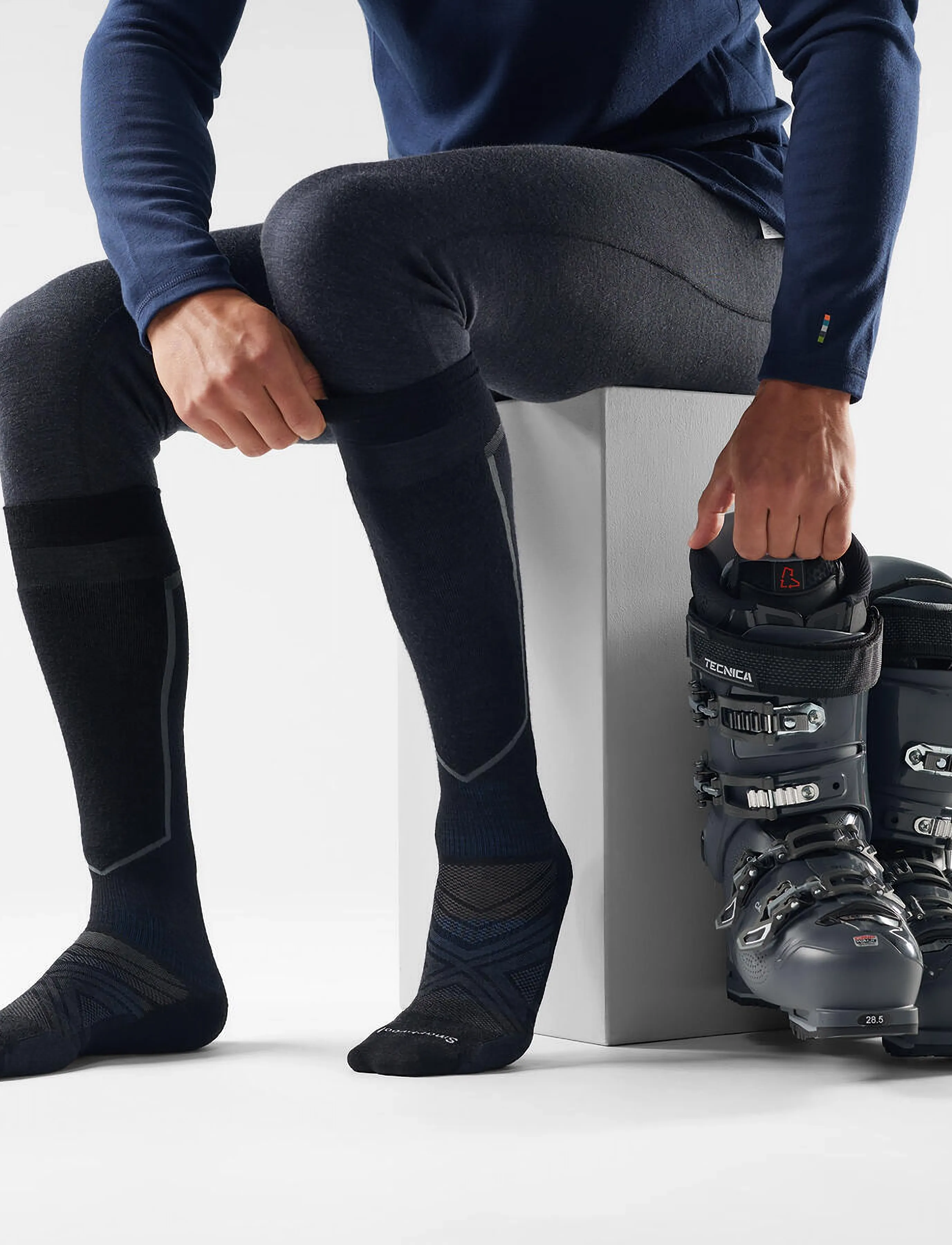 Smartwool - Ski Targeted Cushion OTC Socks - black - 0