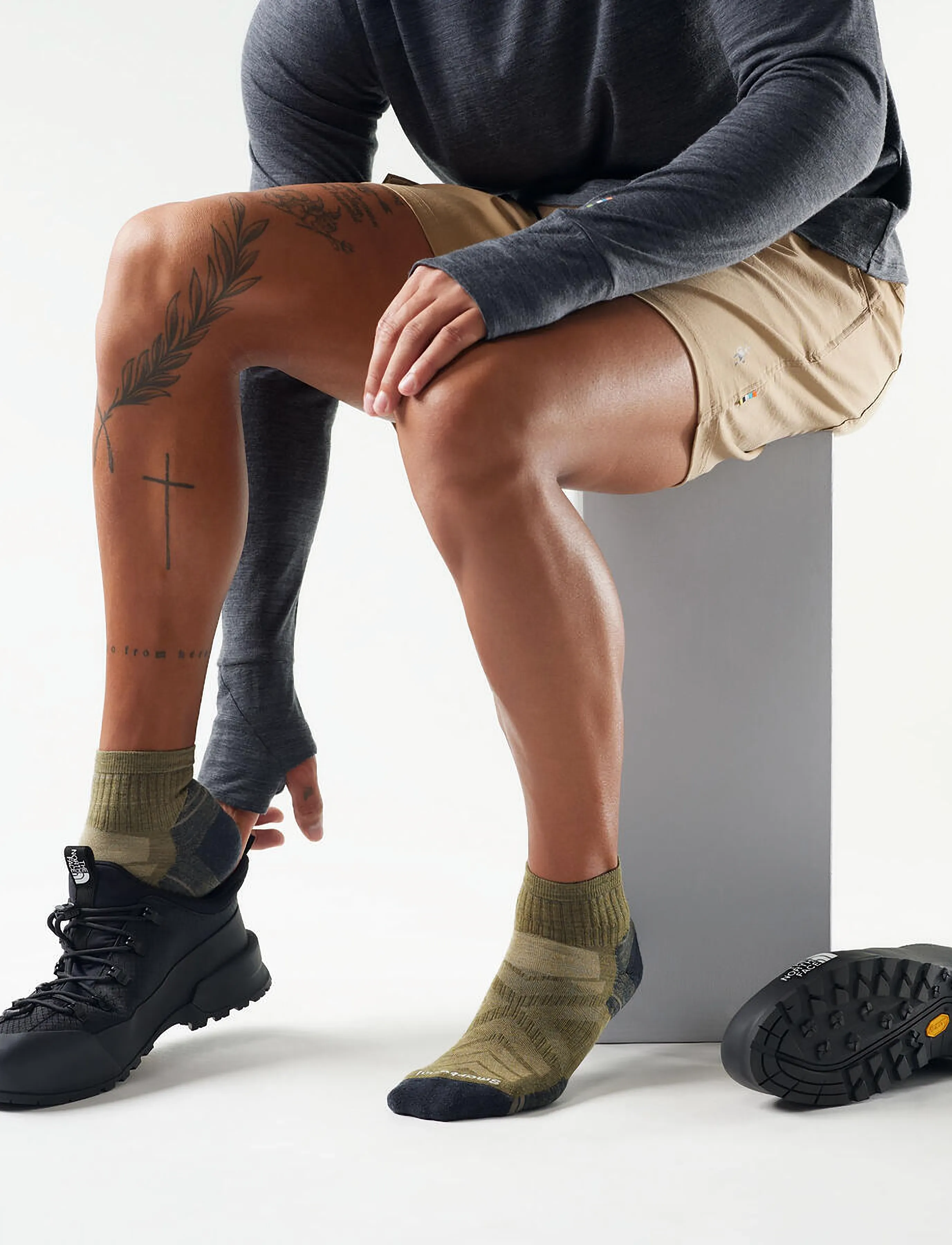 Smartwool - Hike Targeted Cushion Ankle Socks - winter moss - 0