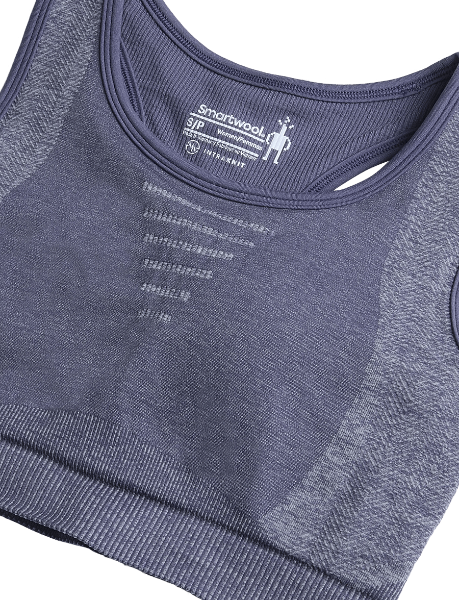 Smartwool - Women's Intraknit Racerback Bra - sports-bh'er - nightfall blue heather - 4