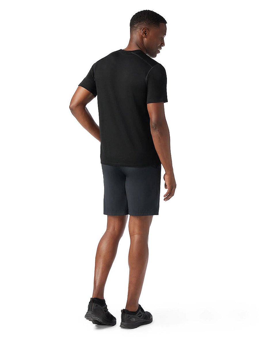 Smartwool - Men's Merino Short Sleeve Tee Boxed - tops & t-shirts - black - 2
