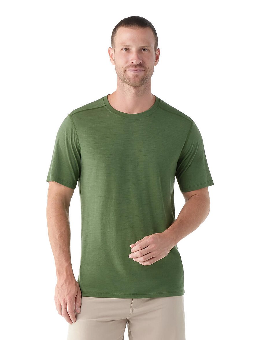 Smartwool - Men's Merino Short Sleeve Tee Boxed - tops & t-shirts - fern green - 0