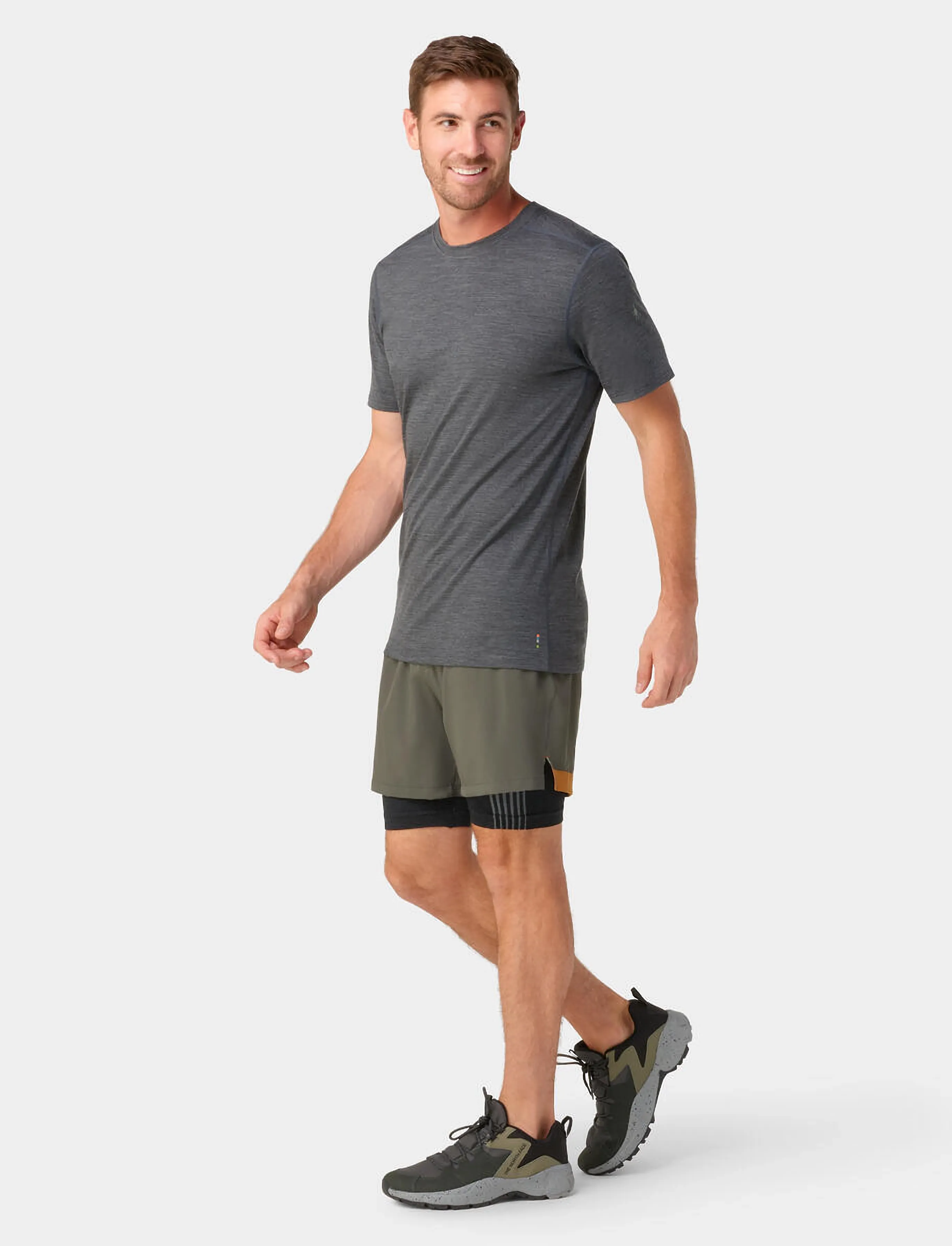 Smartwool - Men's Merino Short Sleeve Tee Boxed - iron heather - 0