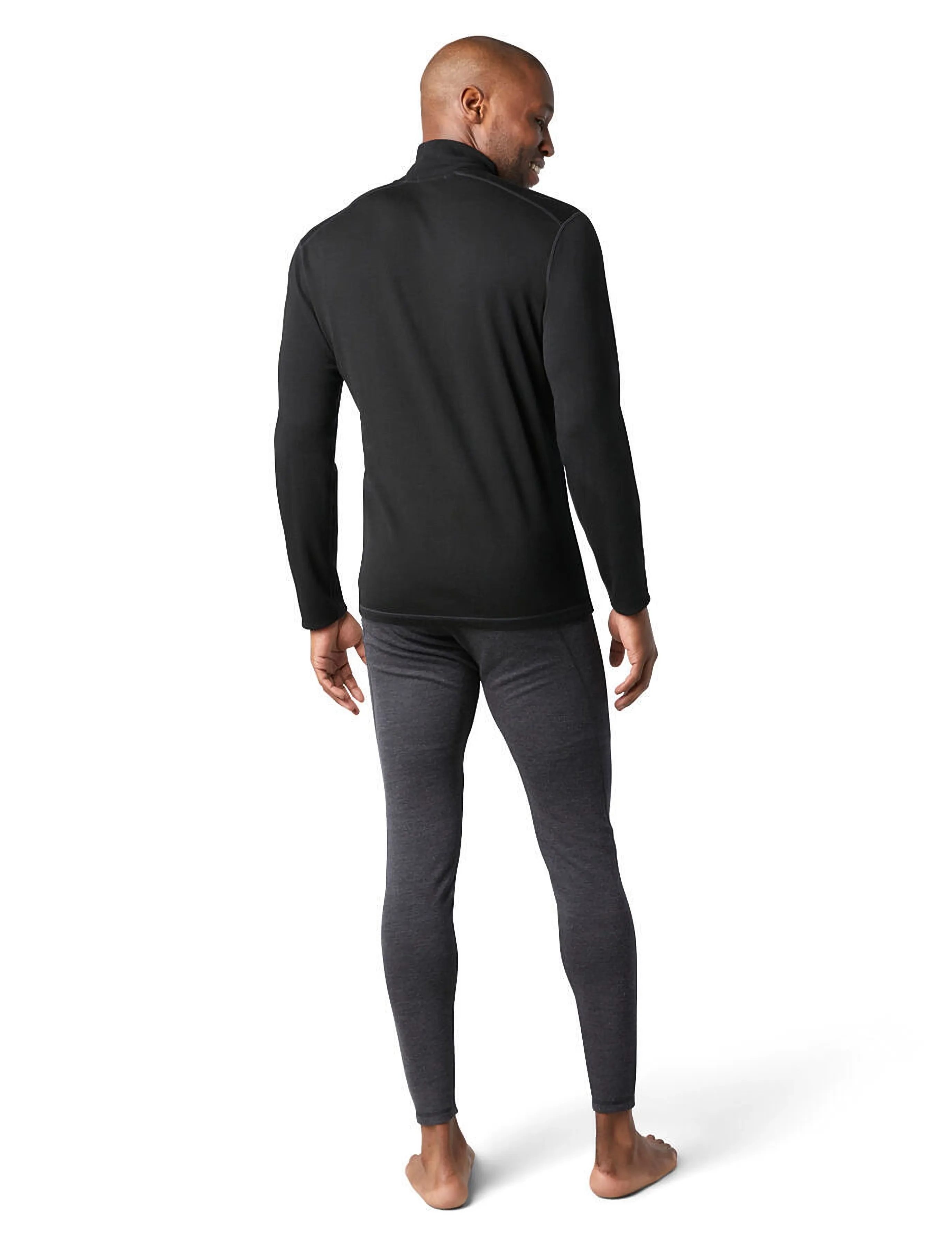Smartwool - Men's Classic Thermal Merino Base Layer 1/4 Boxed - funktionsunterwäsche - oberteile - black - 2