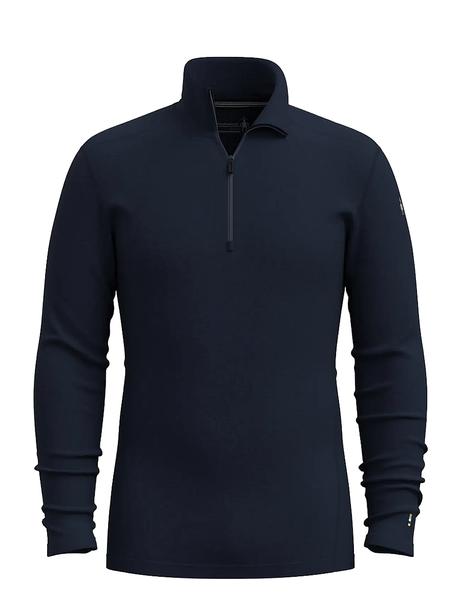 Smartwool - Men's Classic Thermal Merino Base Layer 1/4 Boxed - aluskihina kantavad alussärgid - deep navy - 1