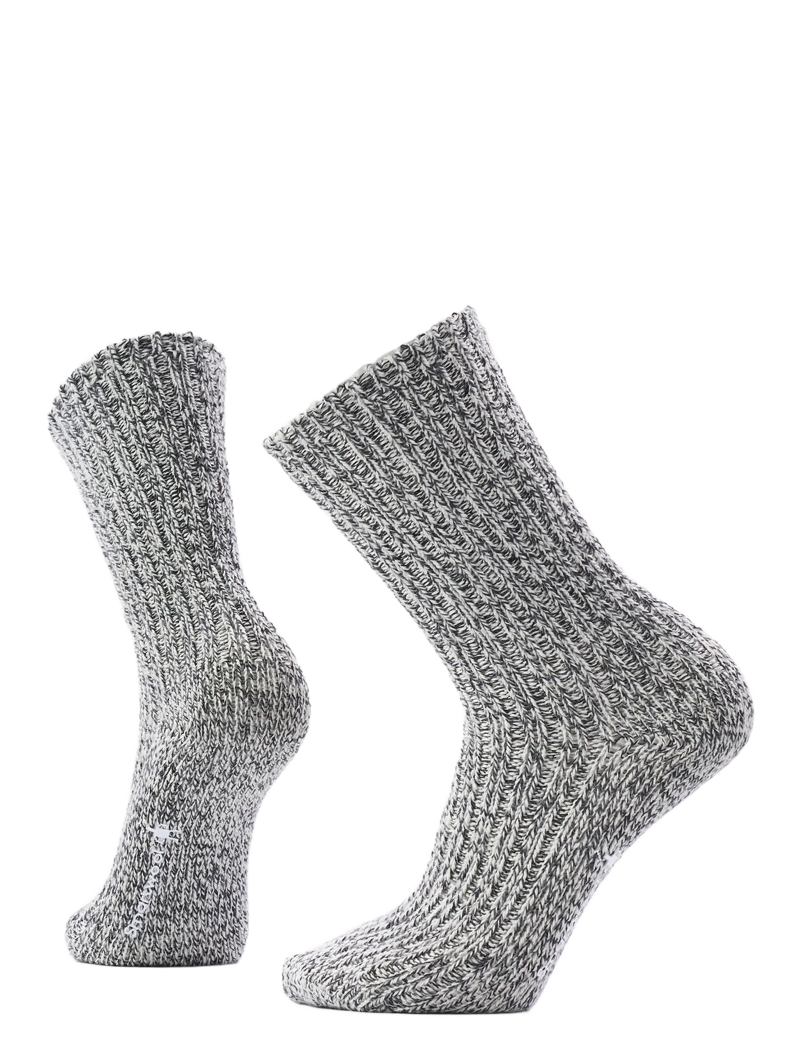 Smartwool Everyday Cozy Heritage Rib Crew Socks - Smartwool - CHARCOAL / grey