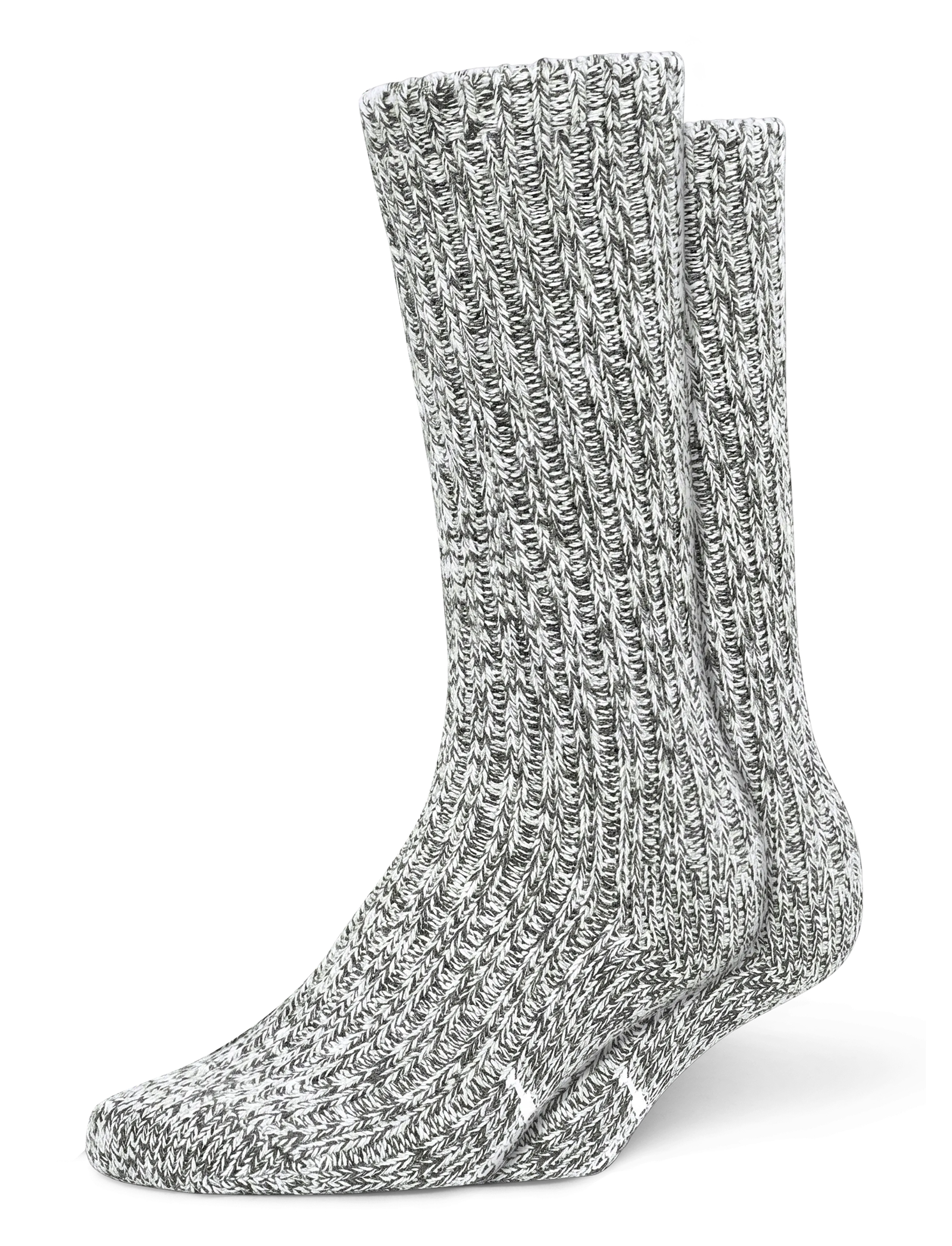 Smartwool Everyday Cozy Heritage Rib Crew Socks - Underwear - CHARCOAL / grey