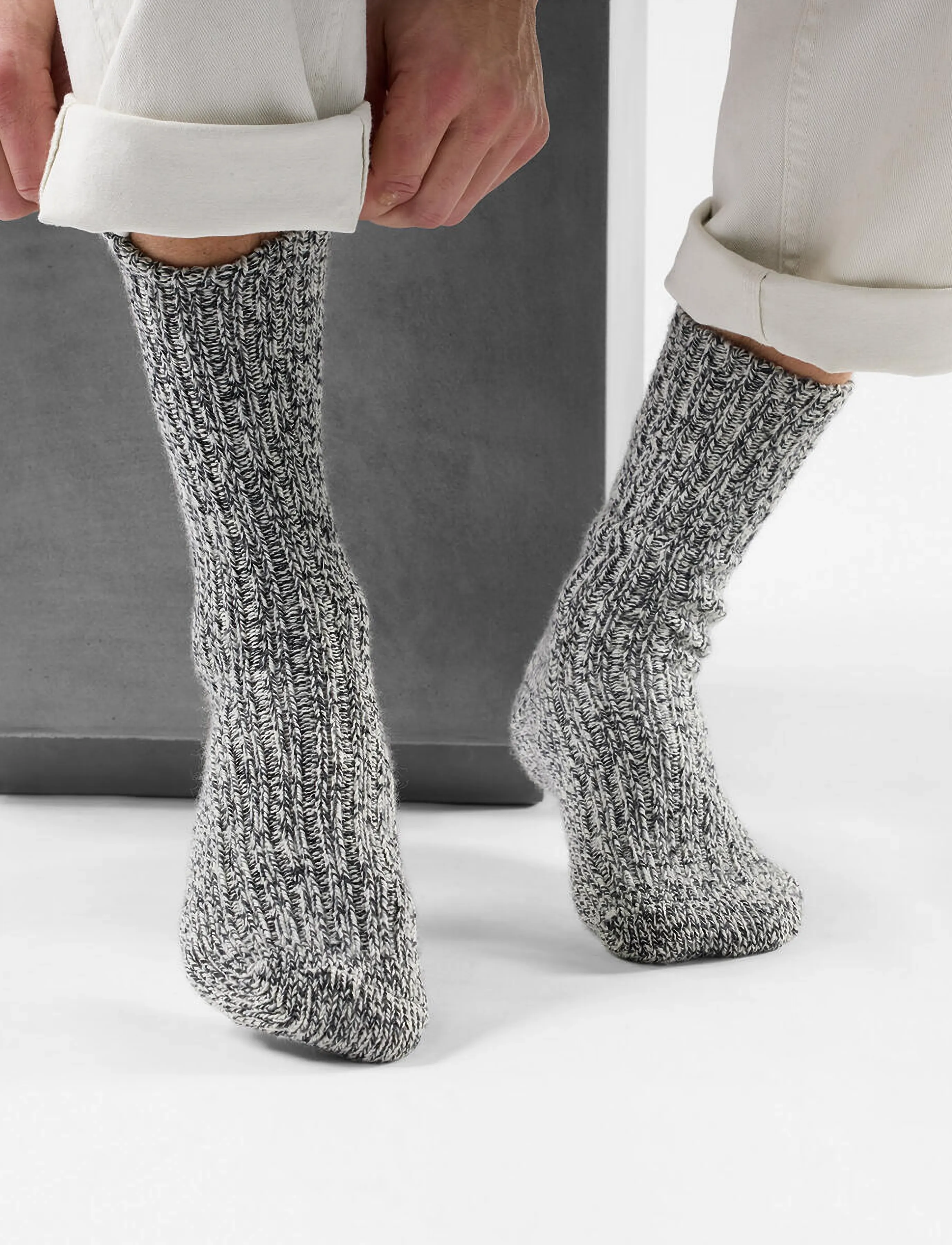 Everyday Cozy Heritage Rib Crew Socks