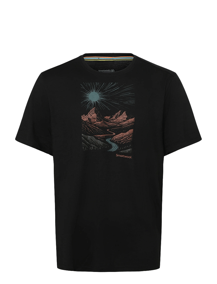 Smartwool - Men's Wander Valley Active Short Sleeve - t-shirts - black - 1